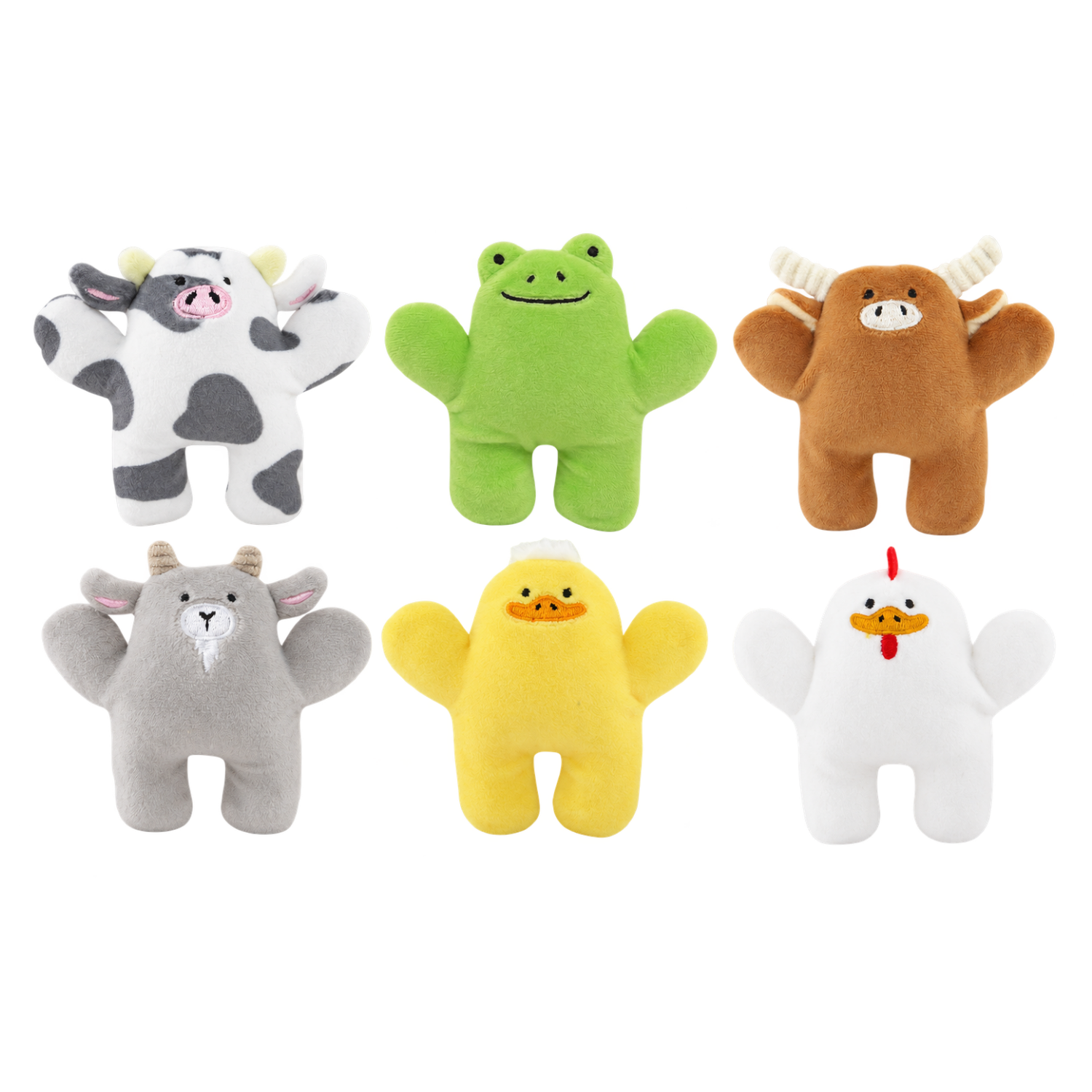 4" Mini Fidgee Furrees 6 pack - Assortment #1