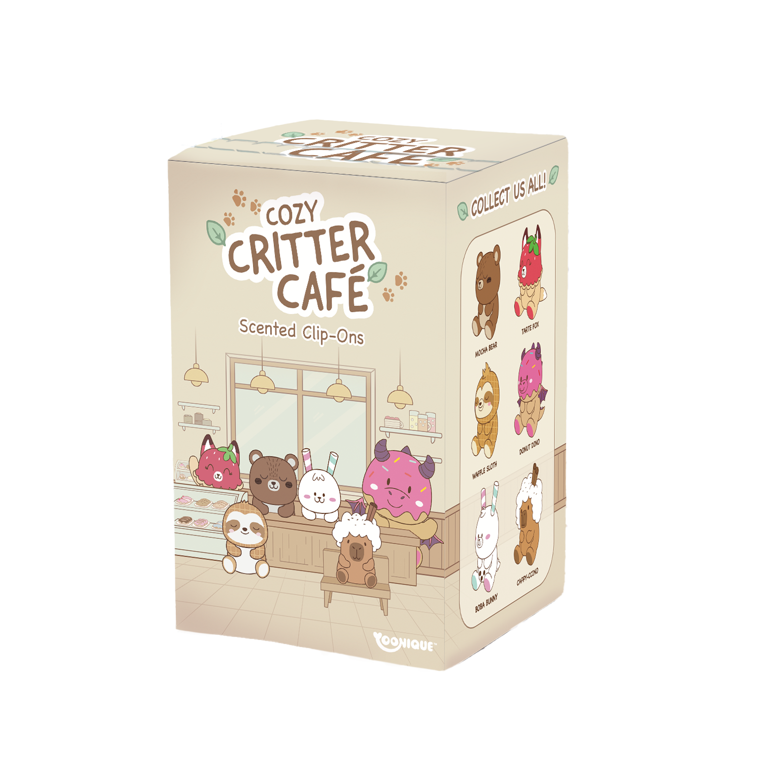 SCENTED COZY CRITTER CAFÉ CLIP-ON BLIND BOX