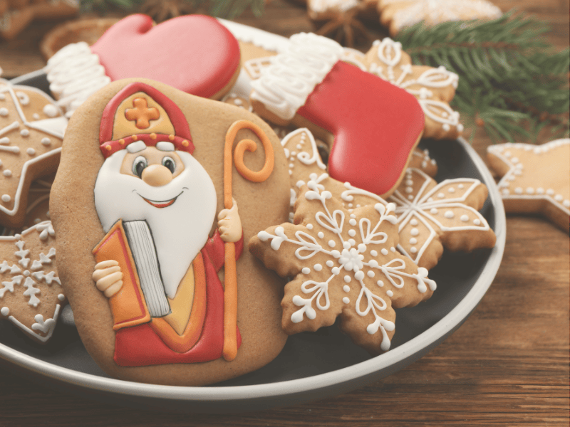 Saint Nicolas Marché de Noel Maison Vejoll