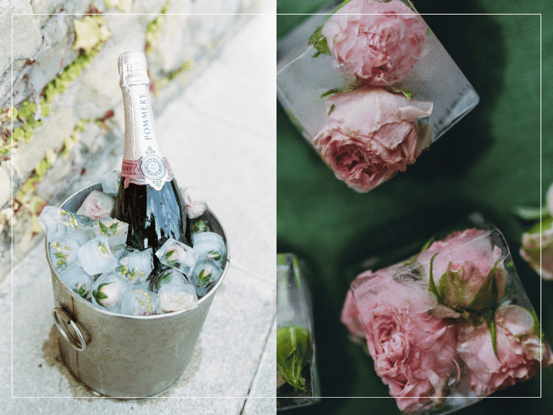 Champagne sur Glace: L'Art de l'Apéritif d'Été