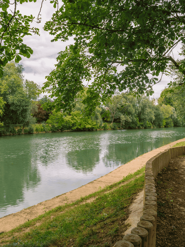 Banks of the River Marne, France