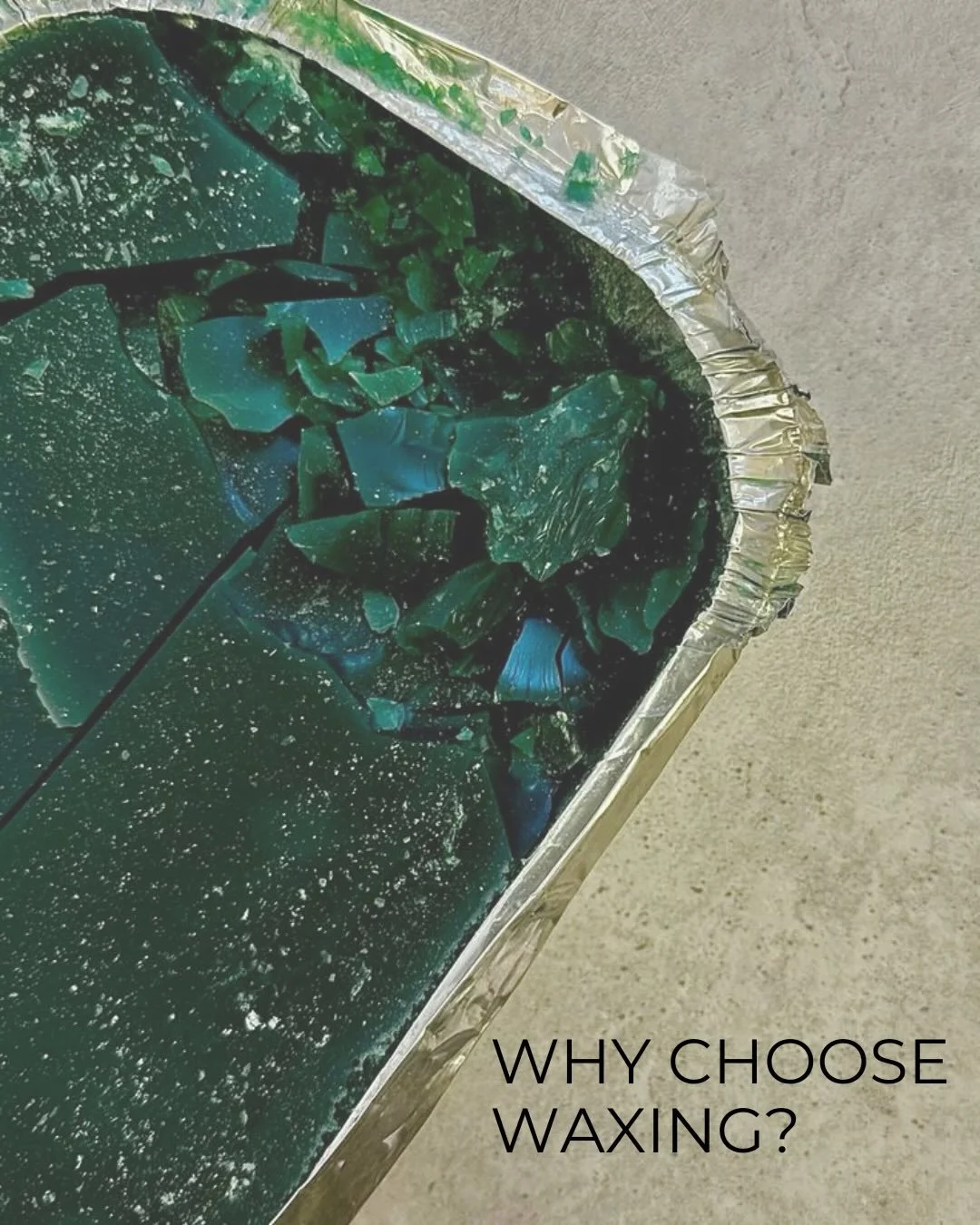 We know why but do you? 

Waxing is our preferred hair removal method and here&rsquo;s why. 

When you remove from the root you will always see a hair reduction, with waxing we plan your appointments to sync up your cycles so you can come in less. Be