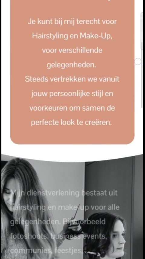 Nieuwe website voor Suzanne Hair & Make-up! Via https://www.suzannehairmakeup.com/ ( link in bio) vind je alle informatie over mijn aanbod. Neem eens een kijkje en laat je inspireren 🩷
Nog op zoek naar een muah? Neem contact op via de website of