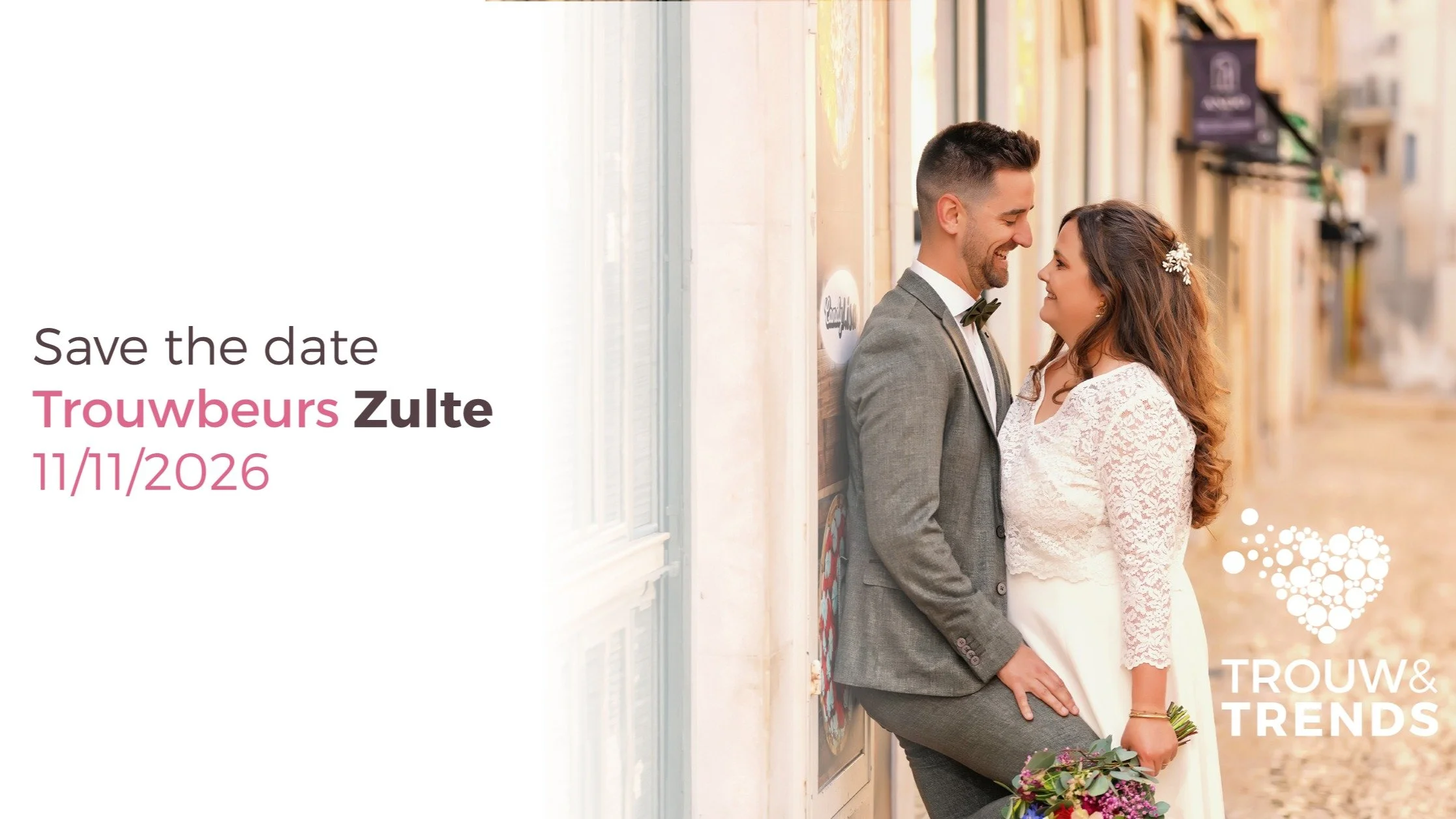 Woensdag 11 november is het terug tijd voor de Trouw &amp; Trends beurs in het mooie Kasteel te Lake. Je vindt mij ook terug op deze gezellige trouwbeurs. Tussen 11u en 17u geef ik je alle informatie voor het seizoen van 2027 en kunnen we make-up loo