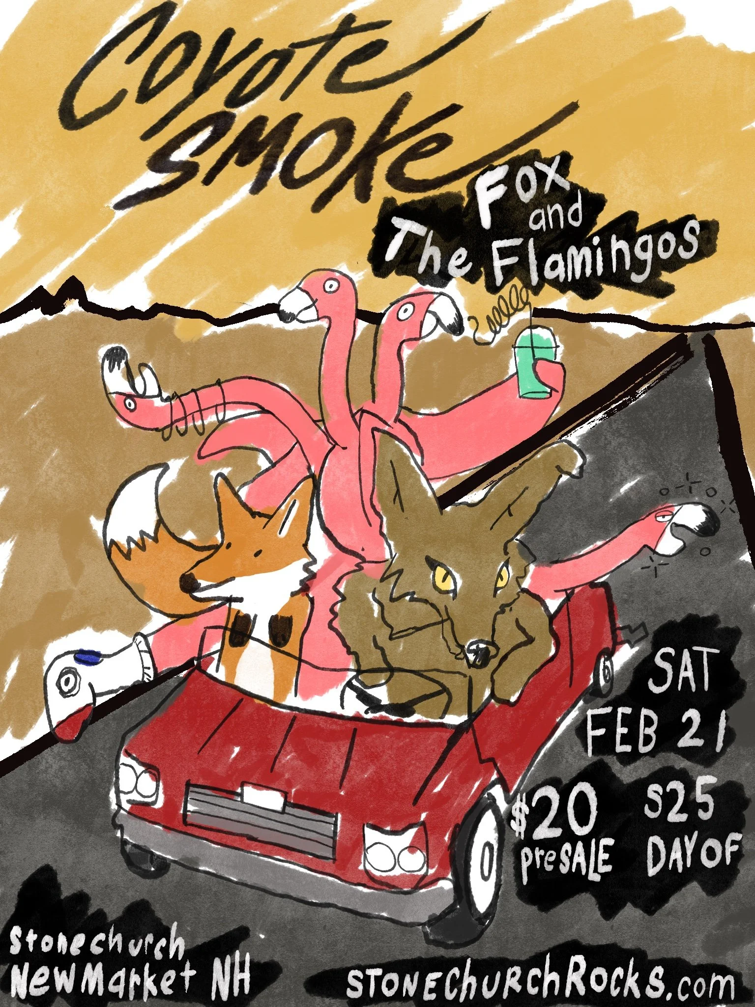 The Stone Church W/ Fox and The Flamingos