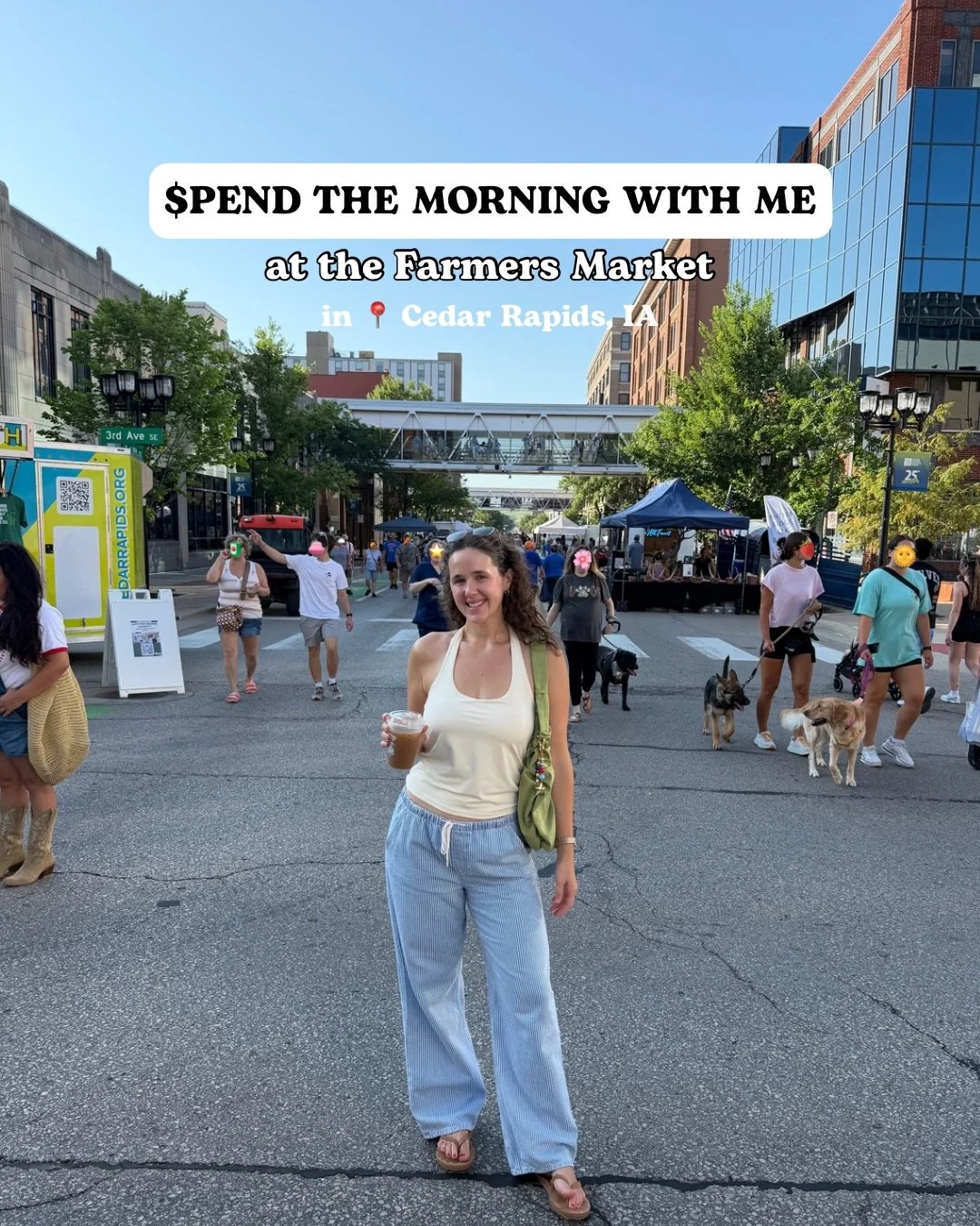 A perfect summer morning spent at the Cedar Rapids Farmers Market 💐 #Ad

With over 200 vendors there is so much to eat, shop and explore!

It&rsquo;s truly one of my favorite summer activities, whether I&rsquo;m spending the morning with friends, fa