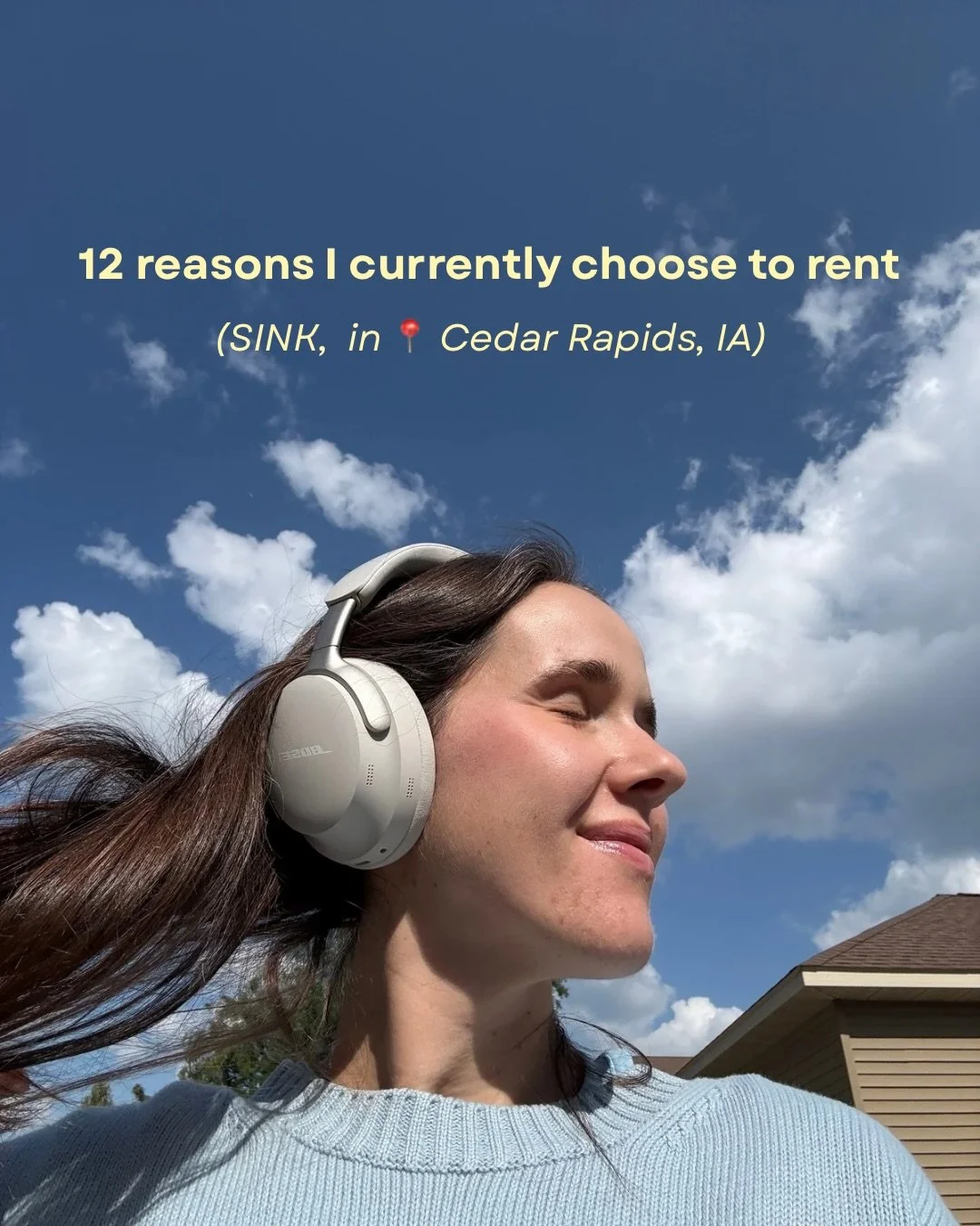 Living in a walkable area >> 

We often think about buying vs. renting solely through a financial lens.. but there are other factors to consider as well. 

Being in a well cared for, happening, walkable part of town, was very important to me, a