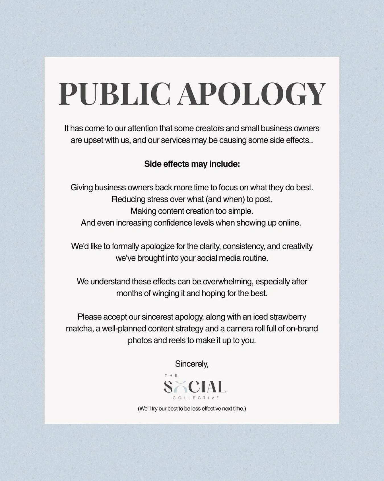 Taking accountability 🩵