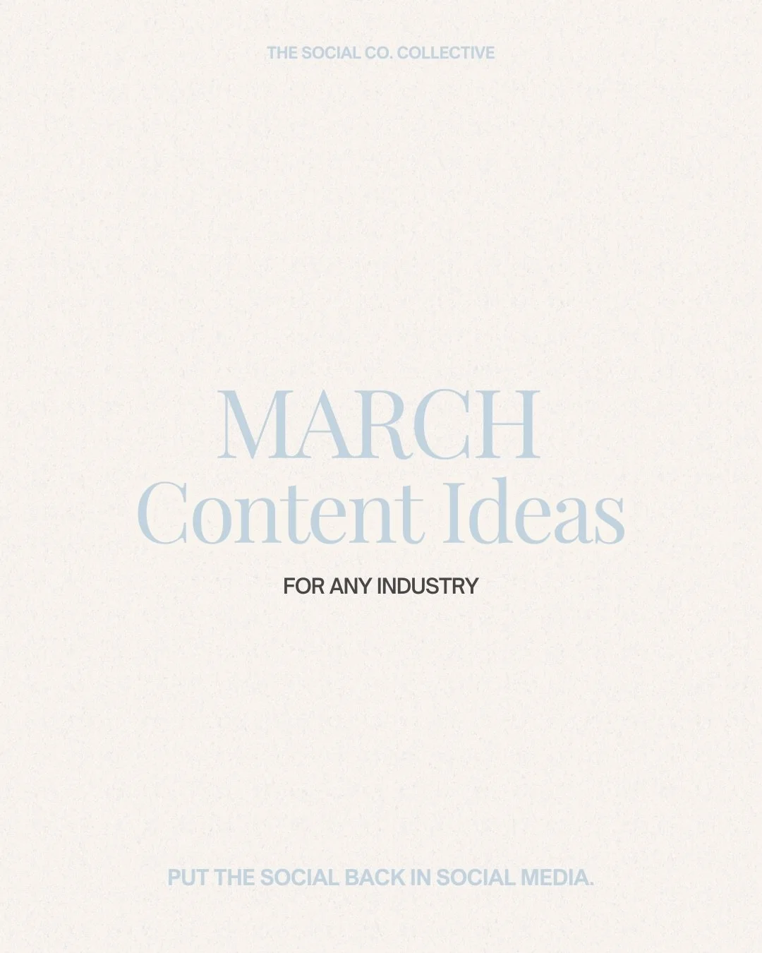March content ideas for the whole month that will actually get you engagement! 🩵

Make sure to save this post so you can look back when you&rsquo;re feeling stuck for content ideas.