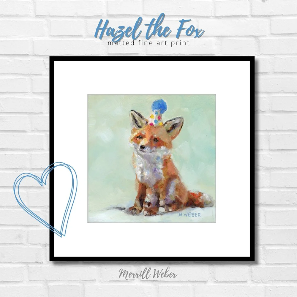 Hazel the Fox Fine Art Print