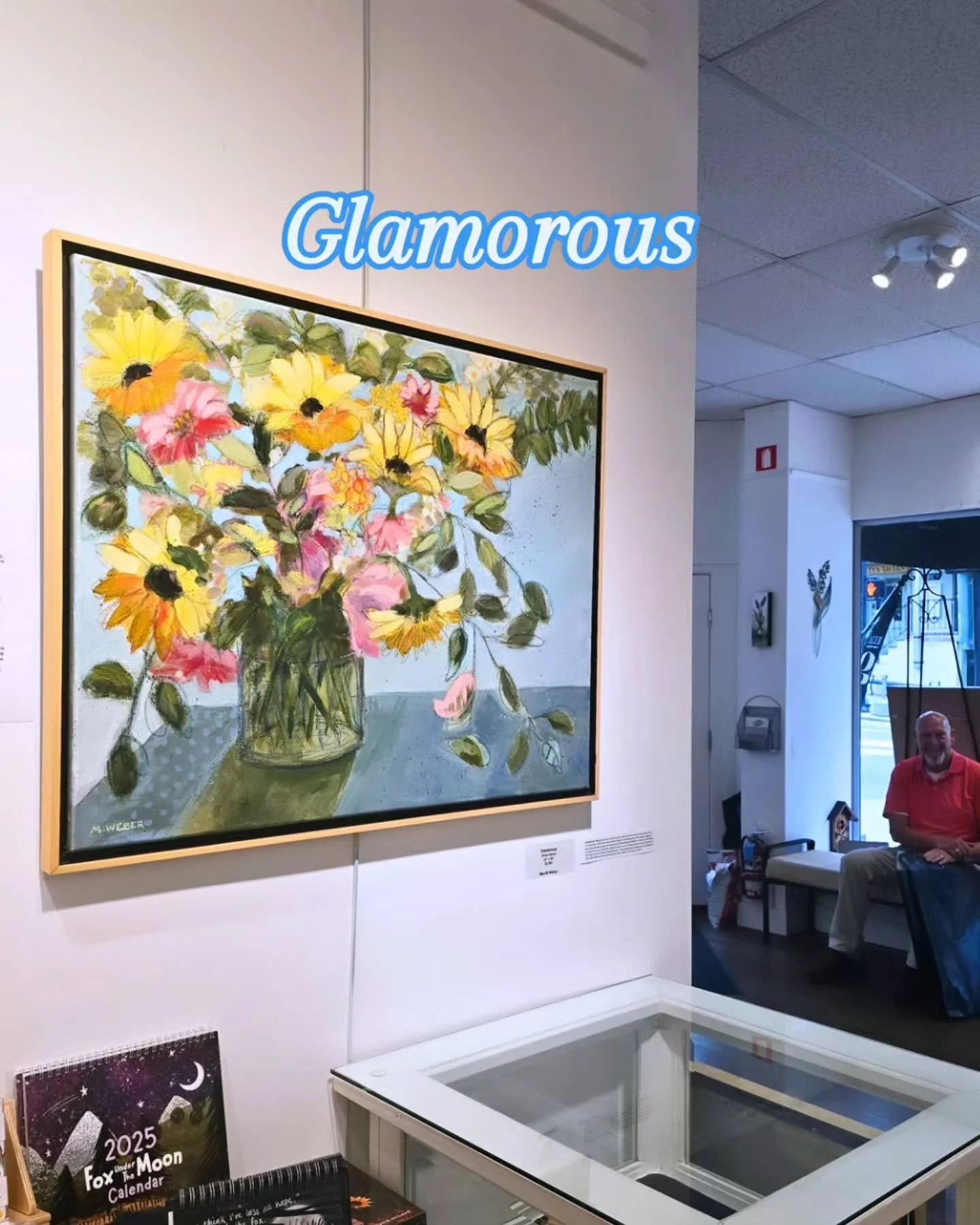 I love this painting! ✨ Glamorous ✨

This original mixed media floral painting is filled with joy and energy, bringing the timeless beauty of nature into full bloom. 

Bold brushstrokes, layers of pastel and graphite, and luminous acrylics capture th