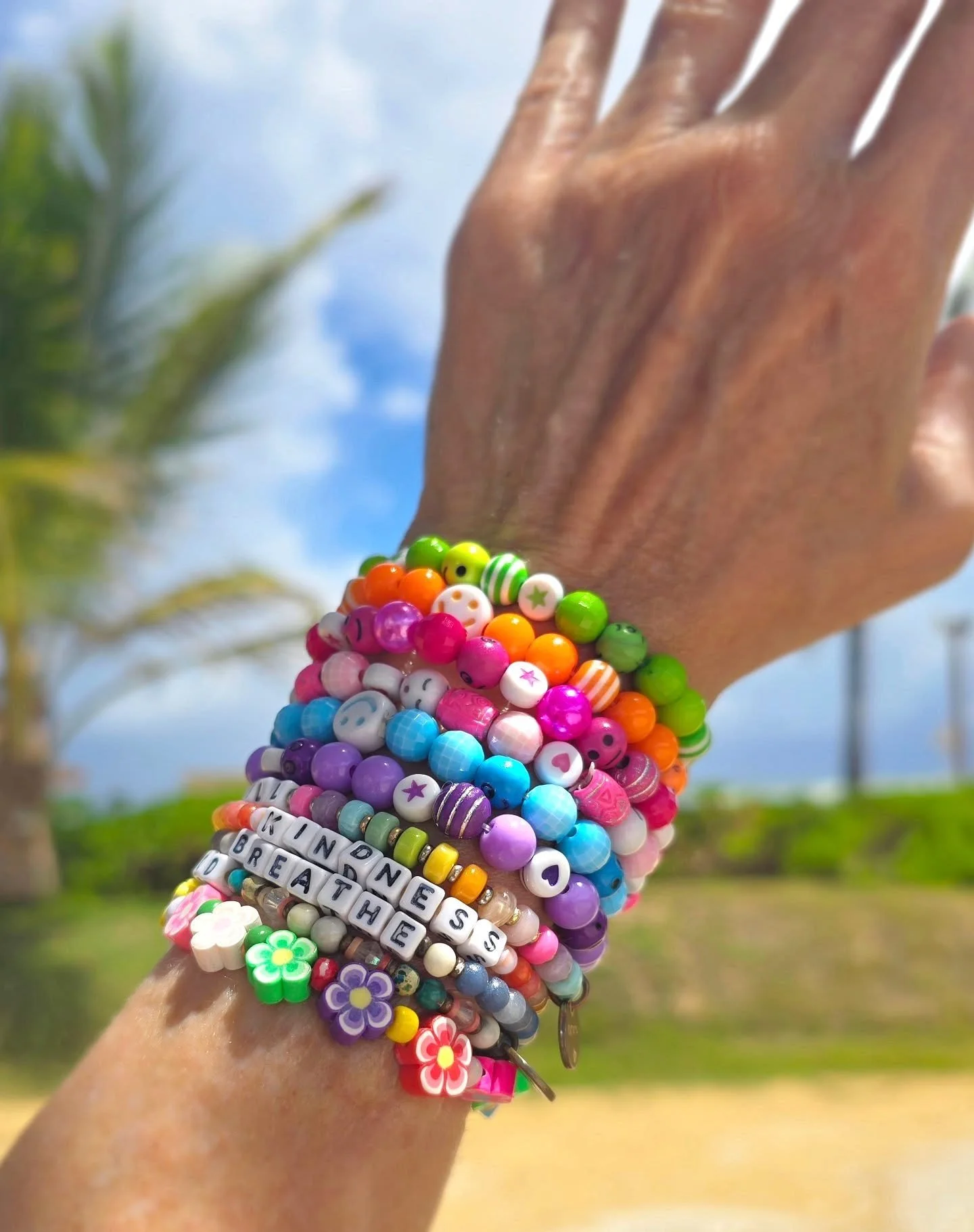 Making colorful beaded bracelets on the beach. Handmade jewelry, bright beads, and ocean inspiration. This is my heaven! ❤️

#merrillweber #beadedbracelets #handmadejewelry #beachvibes