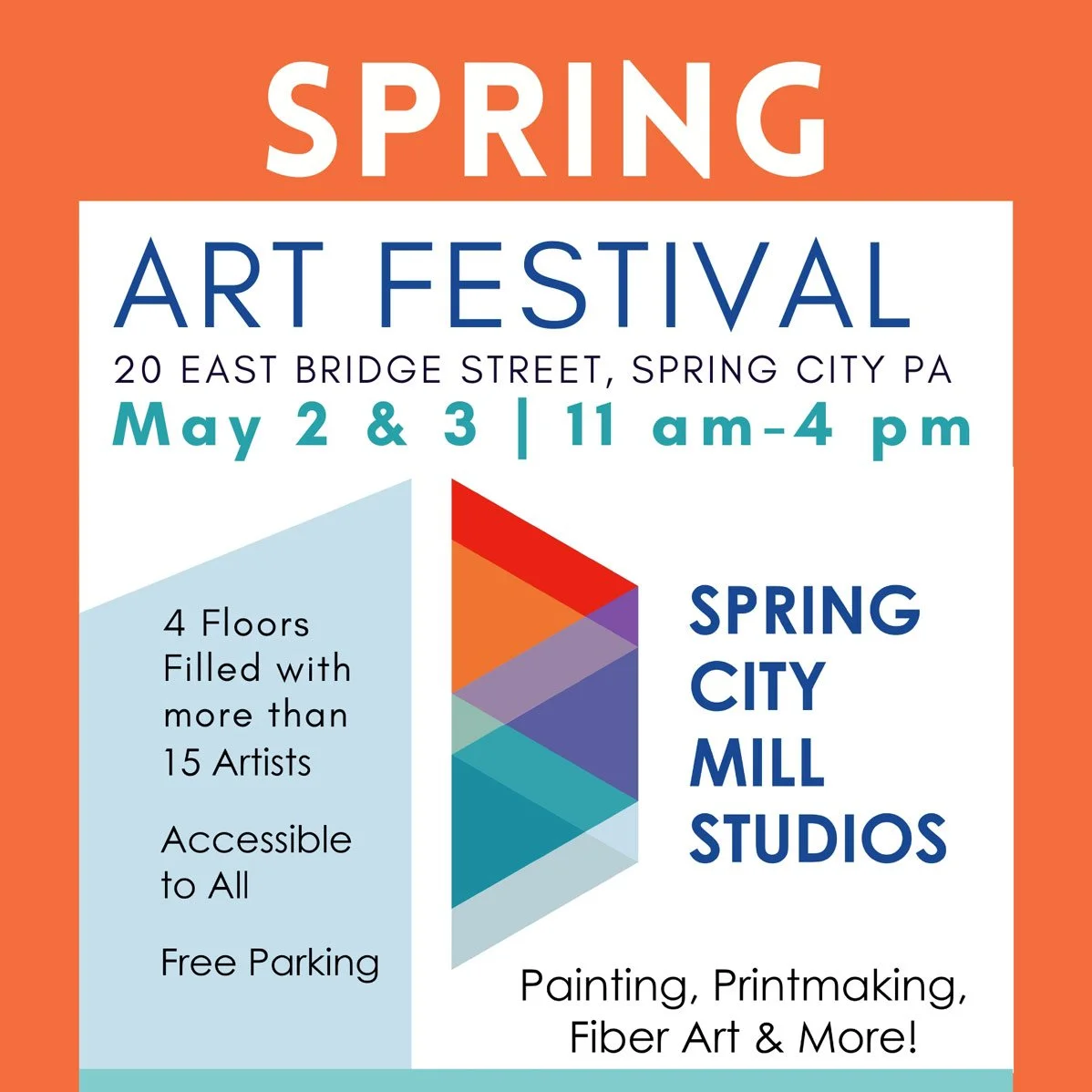 SPRING CITY MILL STUDIOS SPRING ART festival