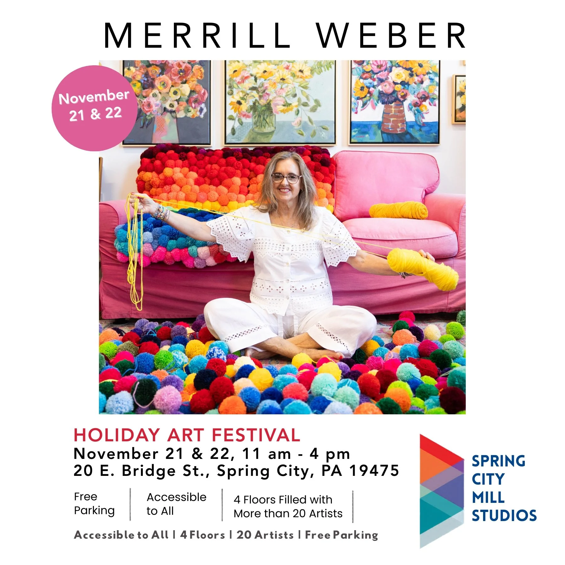 SPRING CITY MILL STUDIOS ANNUAL HOLIDAY ART FESTIVAL