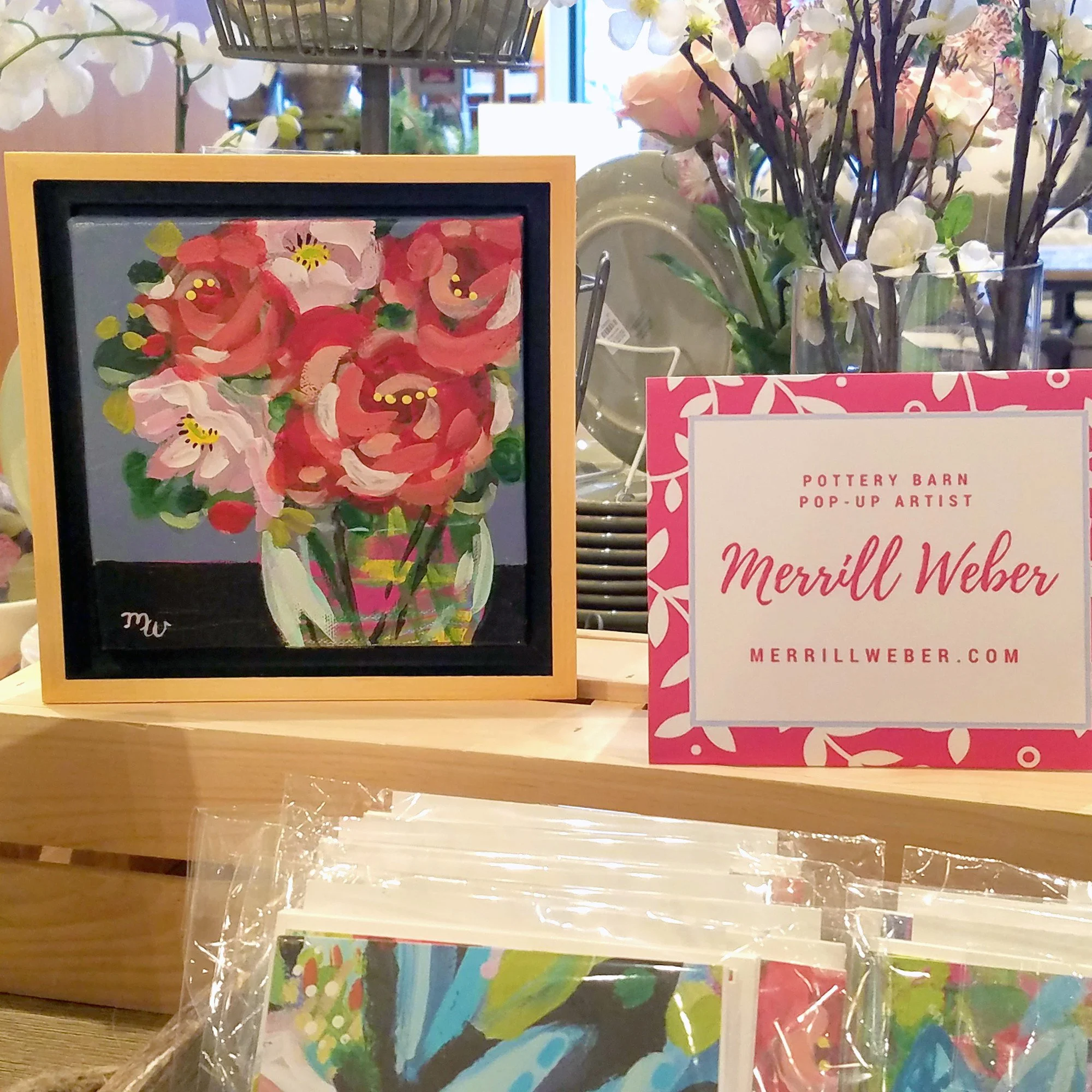 Pop-Up Art Show at Pottery Barn, Glen Mills, PA