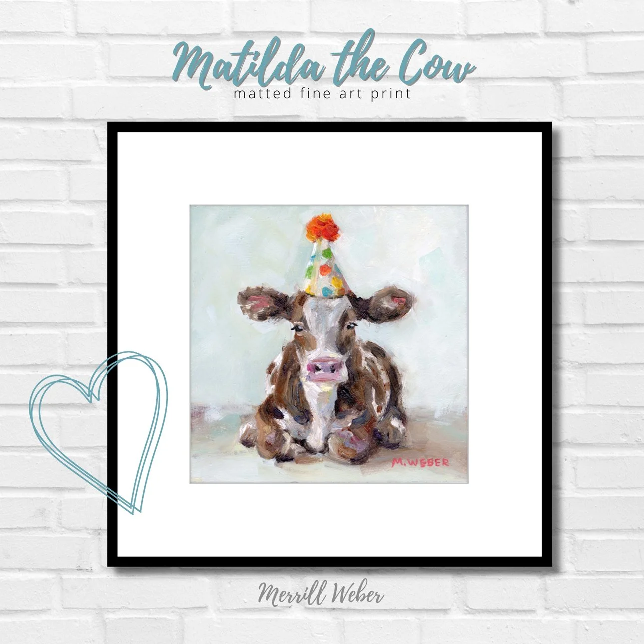 Matilda the Cow Fine Art Print