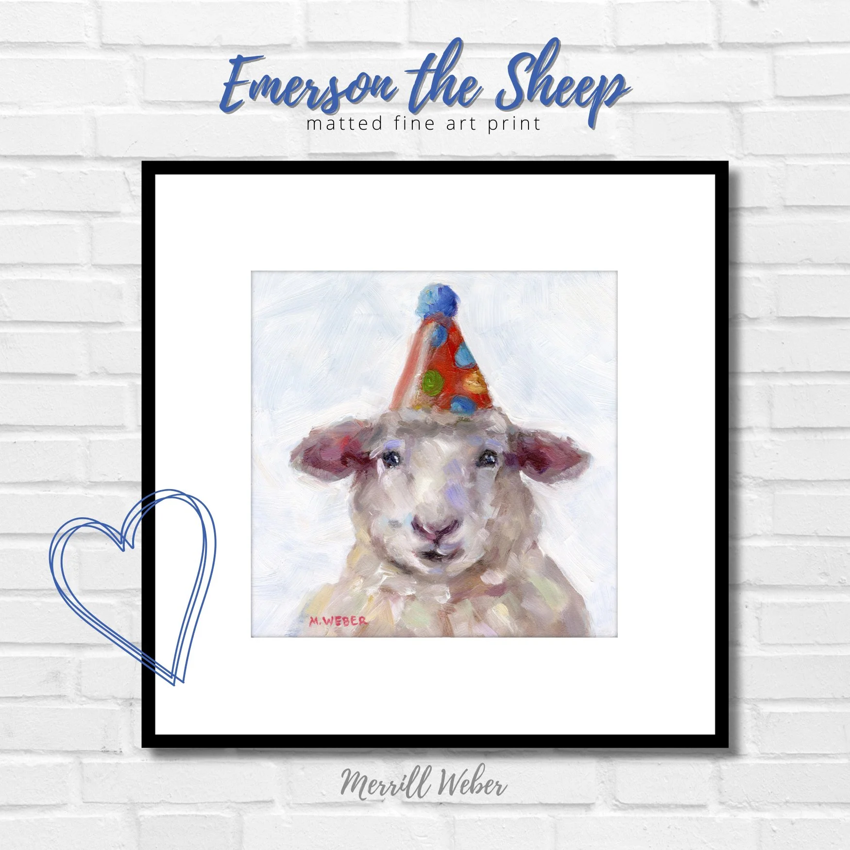 Emerson the Sheep Fine Art Print