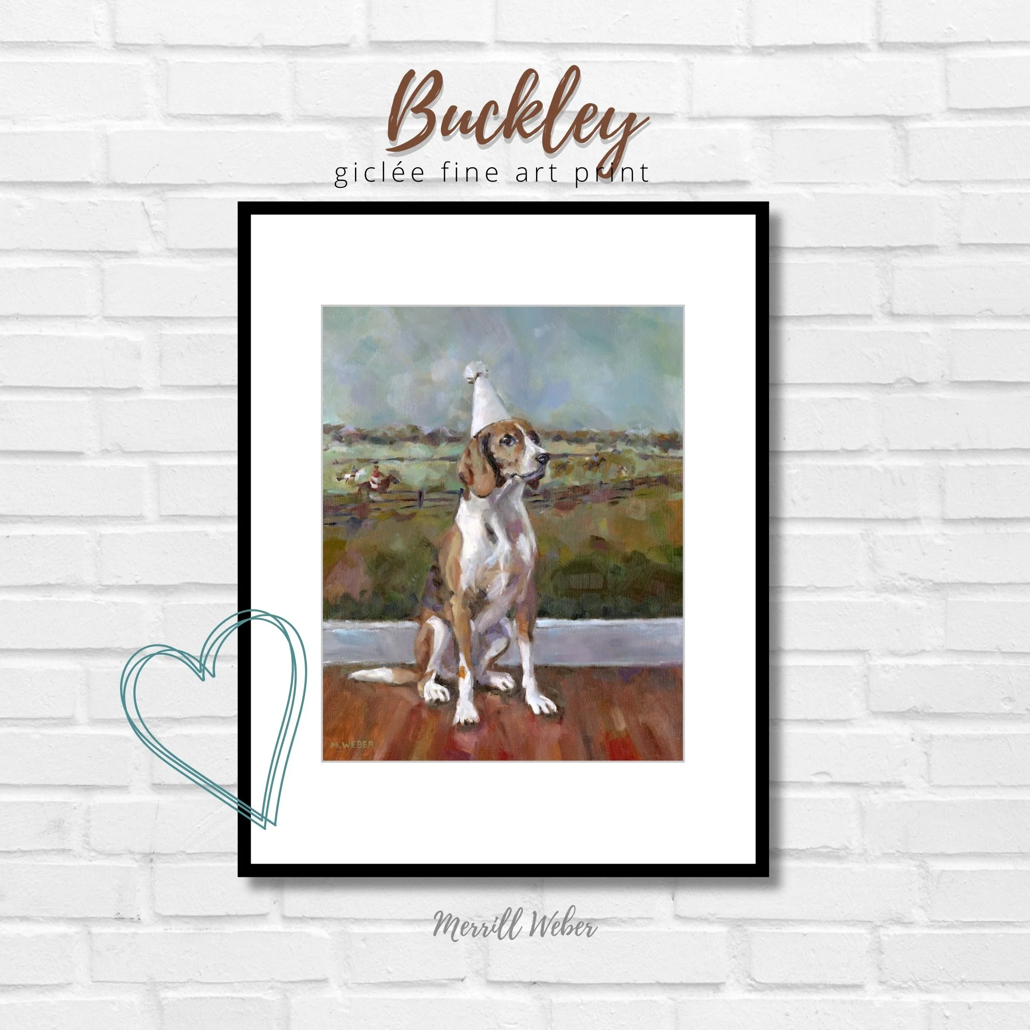 Buckley the Dog Fine Art Print