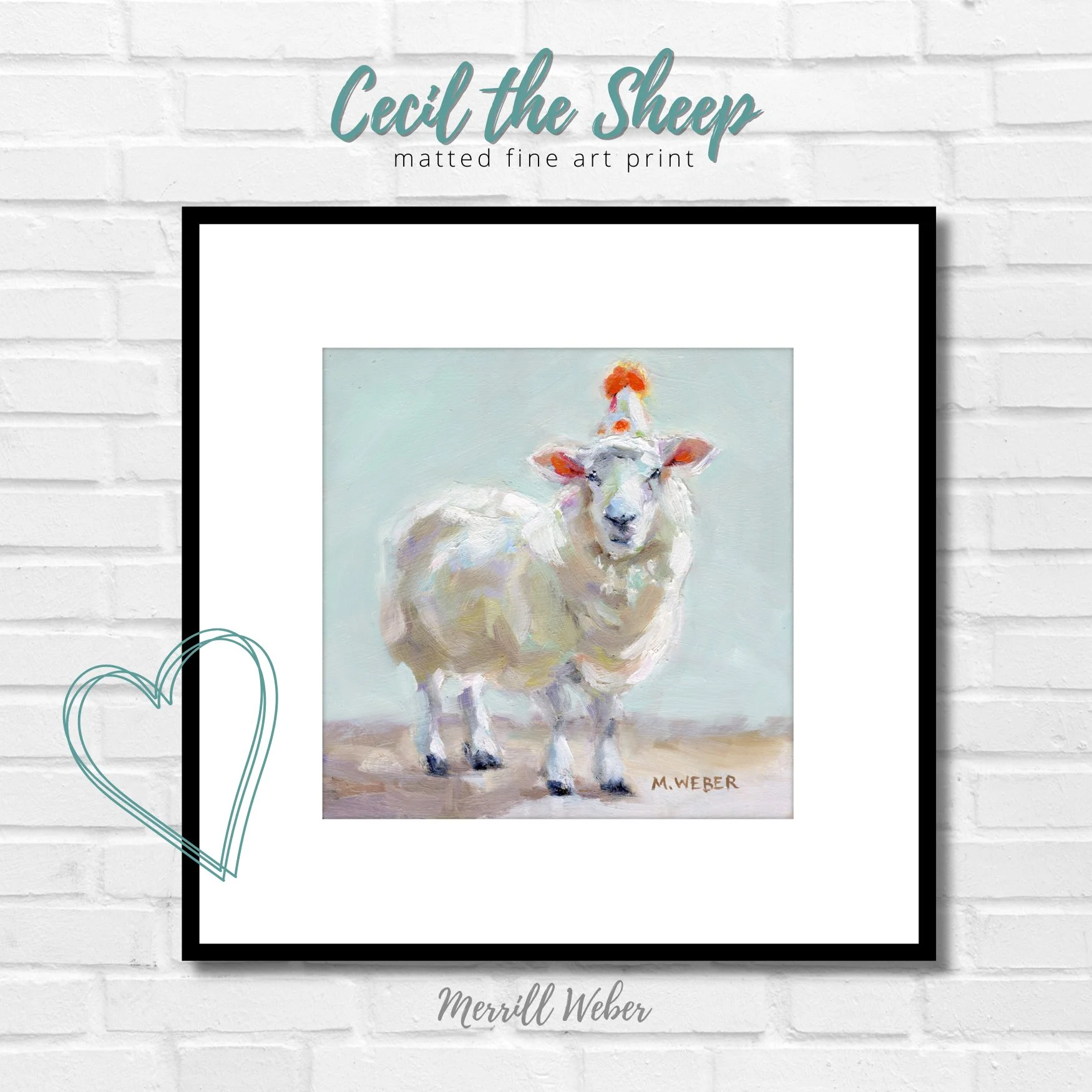 Cecil the Sheep Fine Art Print