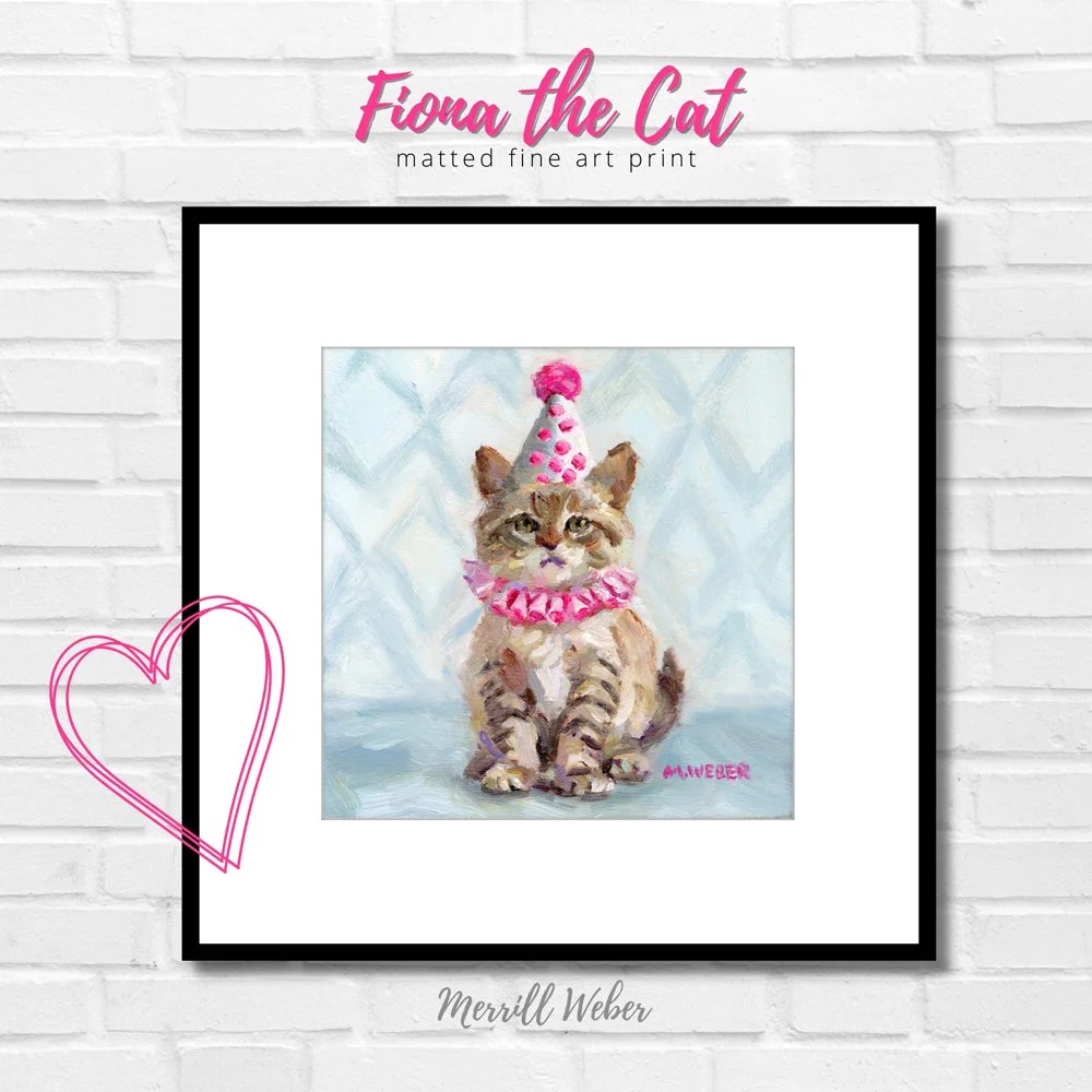 Fiona the Cat Fine Art Print