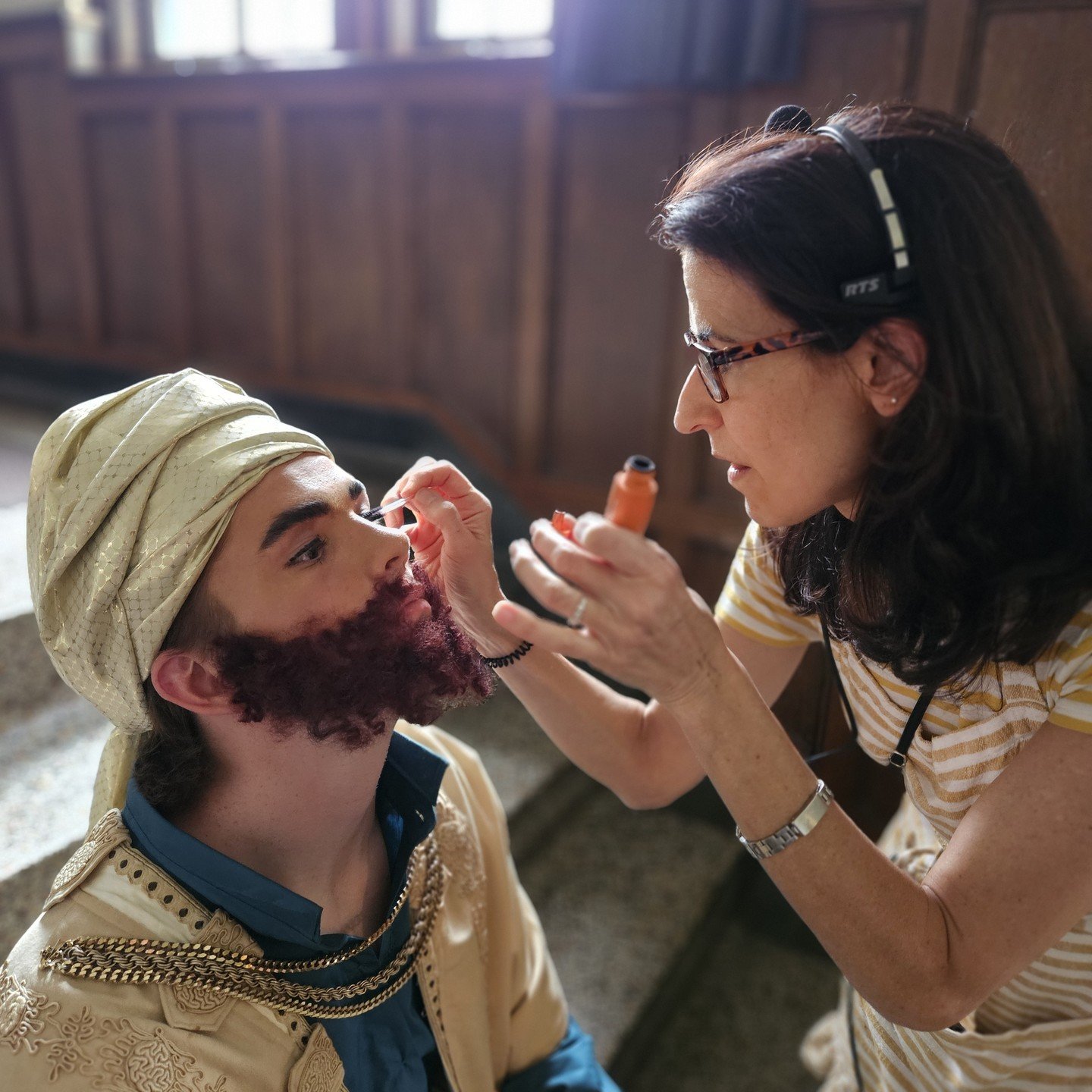Mrs. Vasconi always works to improve the stage makeup and produce an even better look on stage.

The Merchant of Venice (2024)

#TheMerchantofVenice
#theatre #annarbor #drama #theatrelife #thespian
#shakespeare #makeup