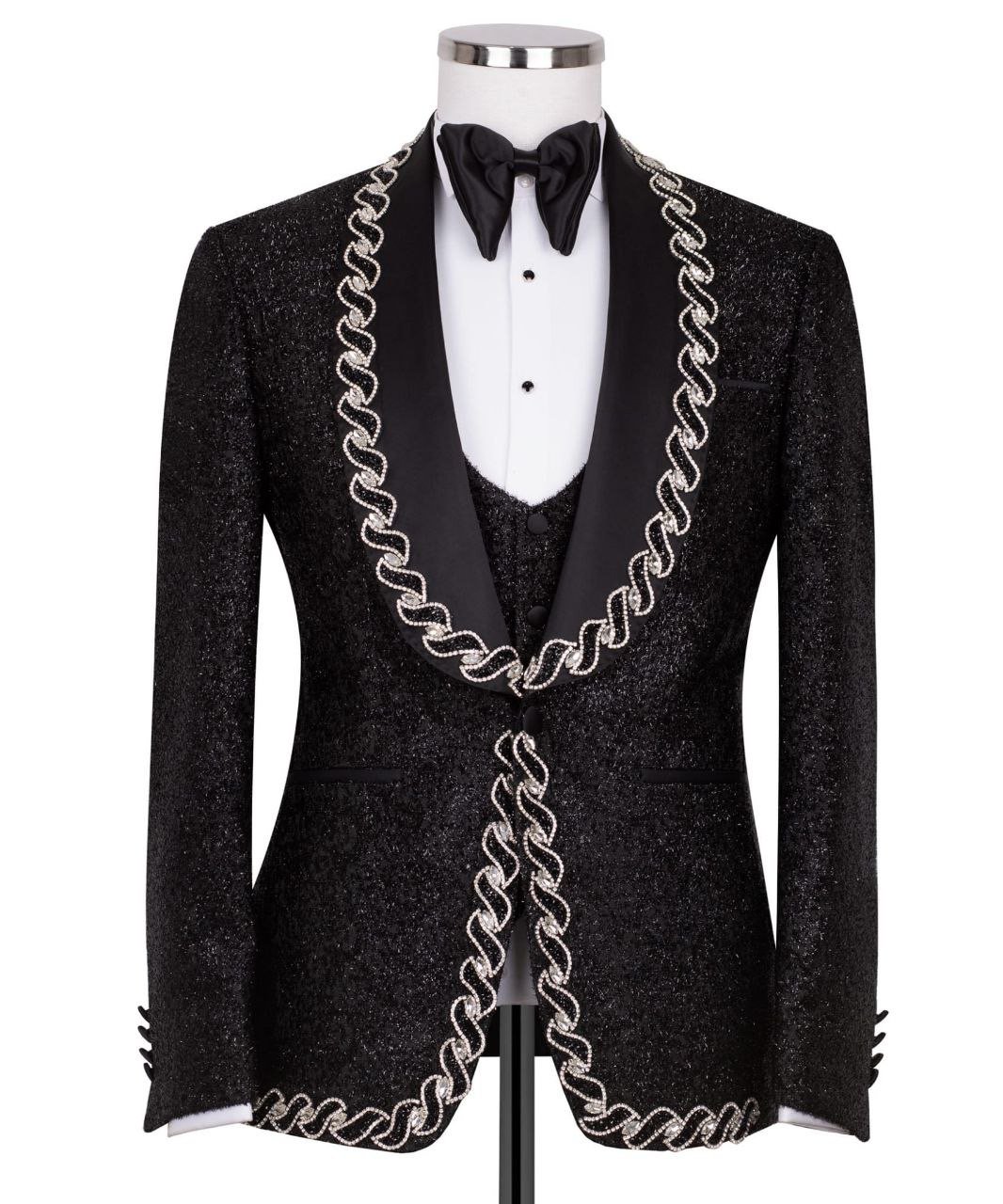 Unique Braided Tuxedo Suit