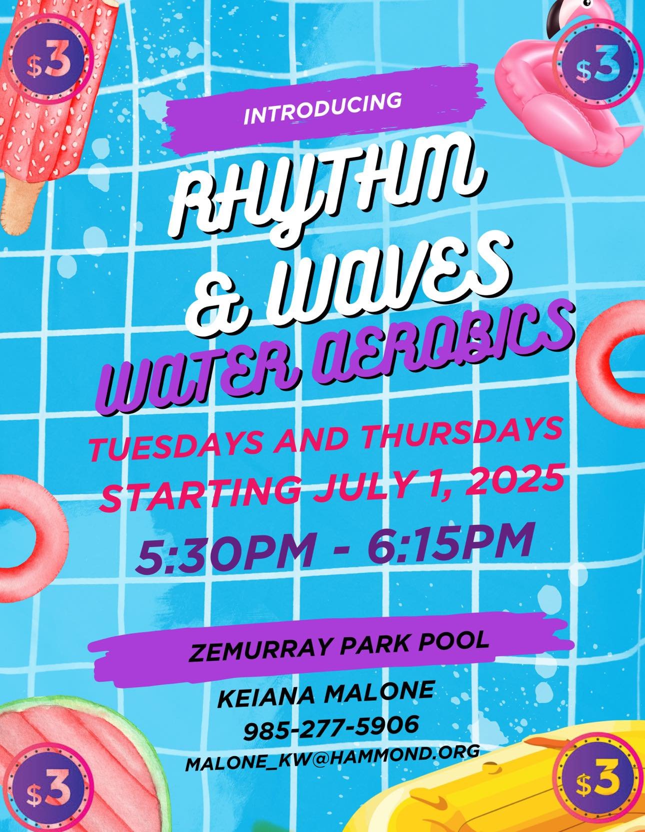 Rhythm and Waves Water Aerobics