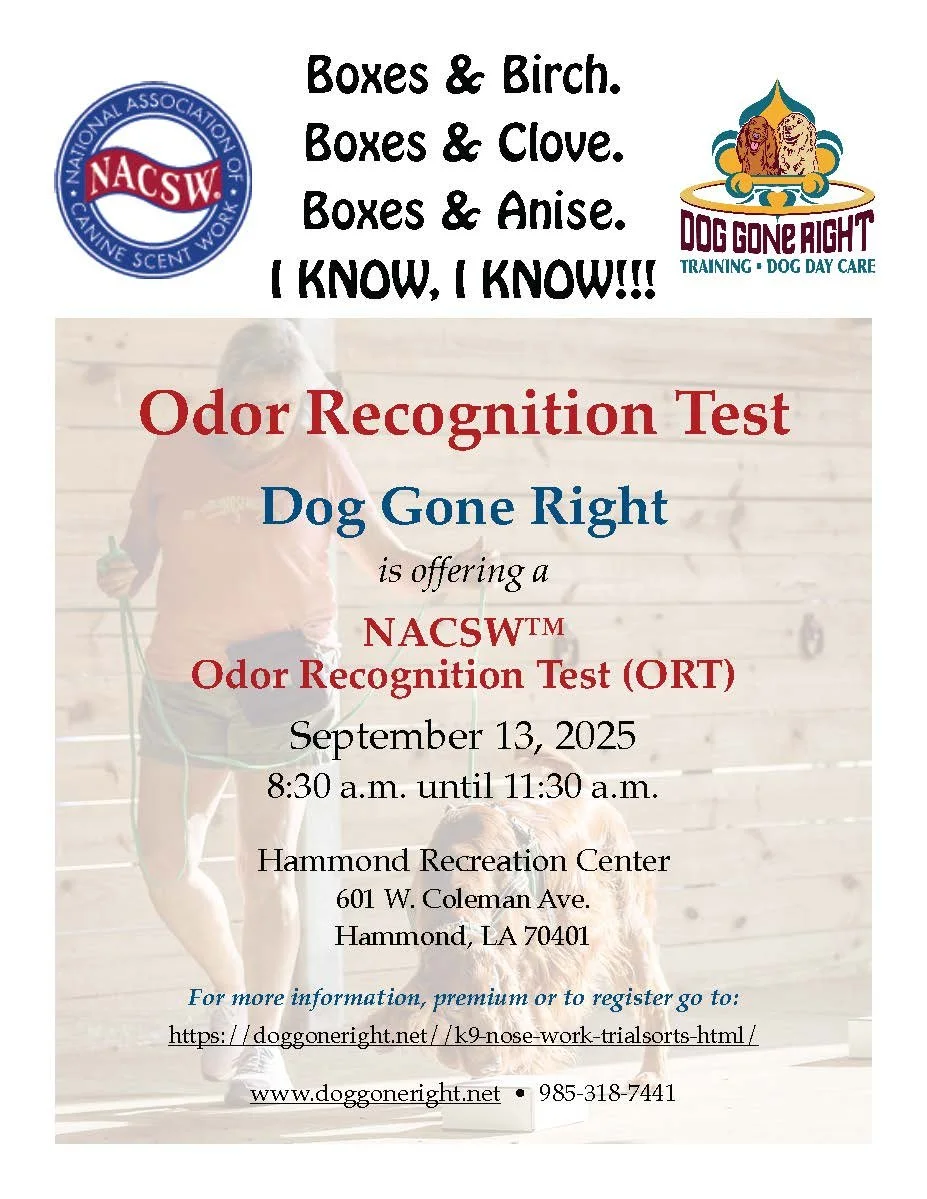 NACSW Odor Recognition Test