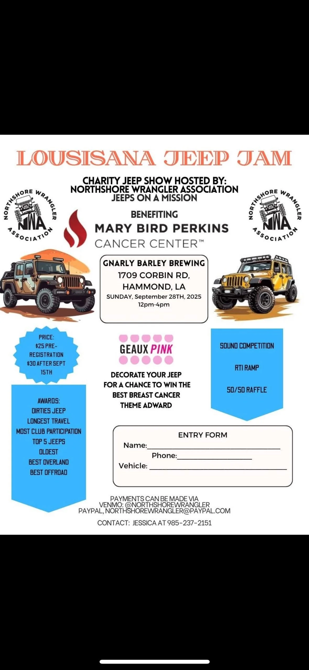 Jeeping for a Cause