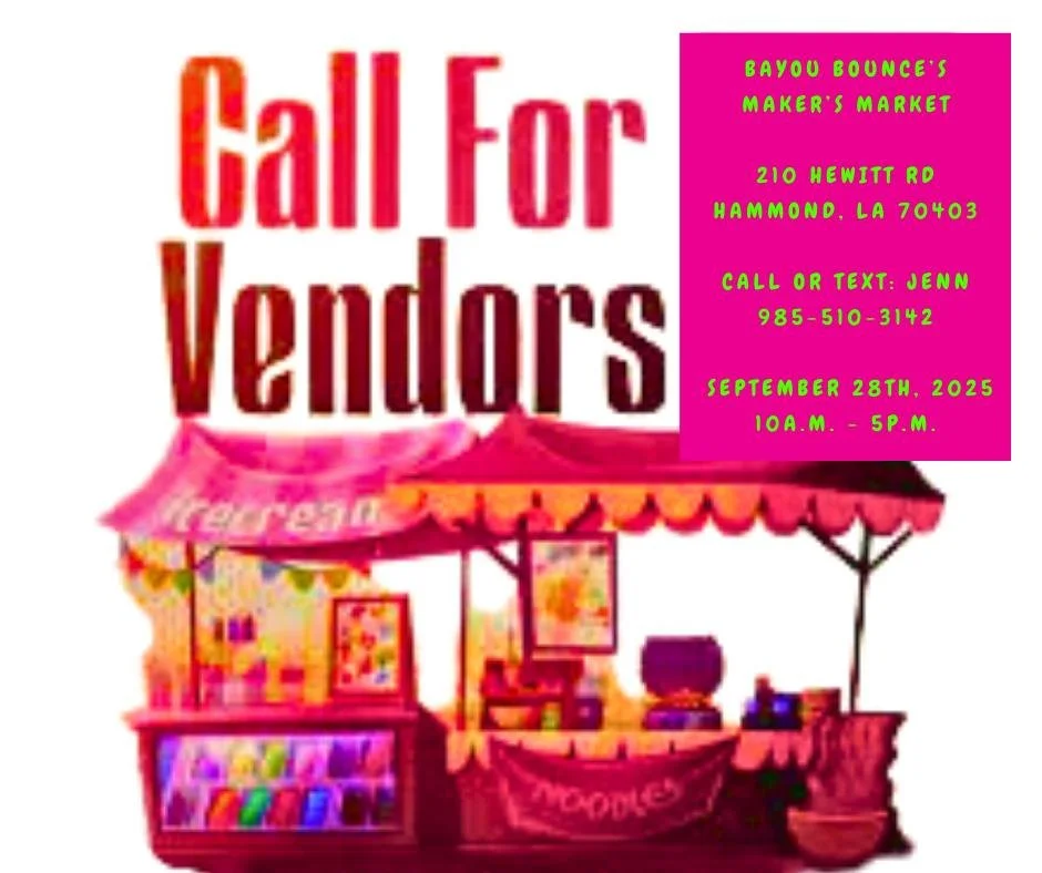 Bayou Bounce’s Maker’s Market