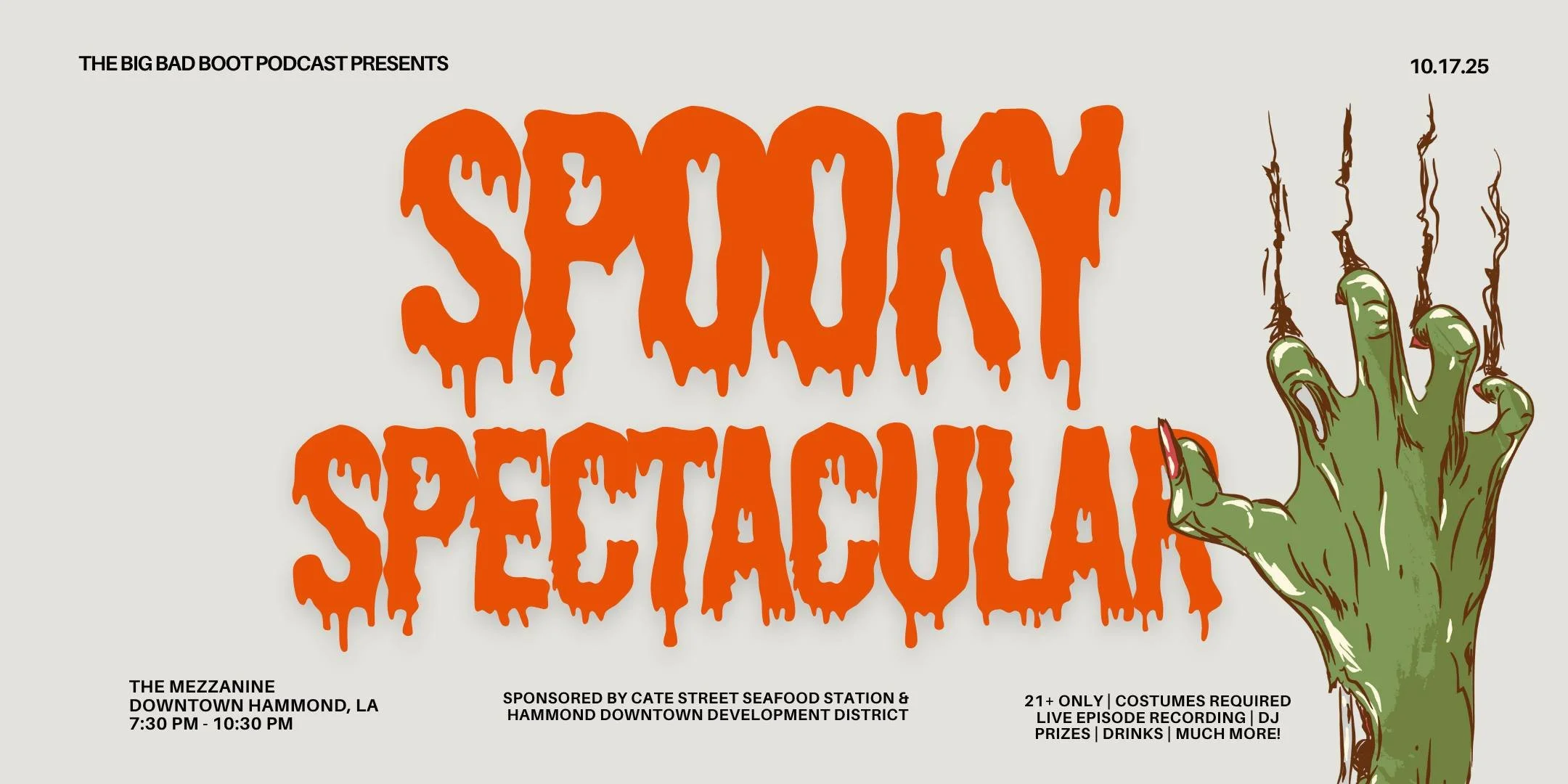 The Big Bad Boot Podcast’s Spooky Spectacular