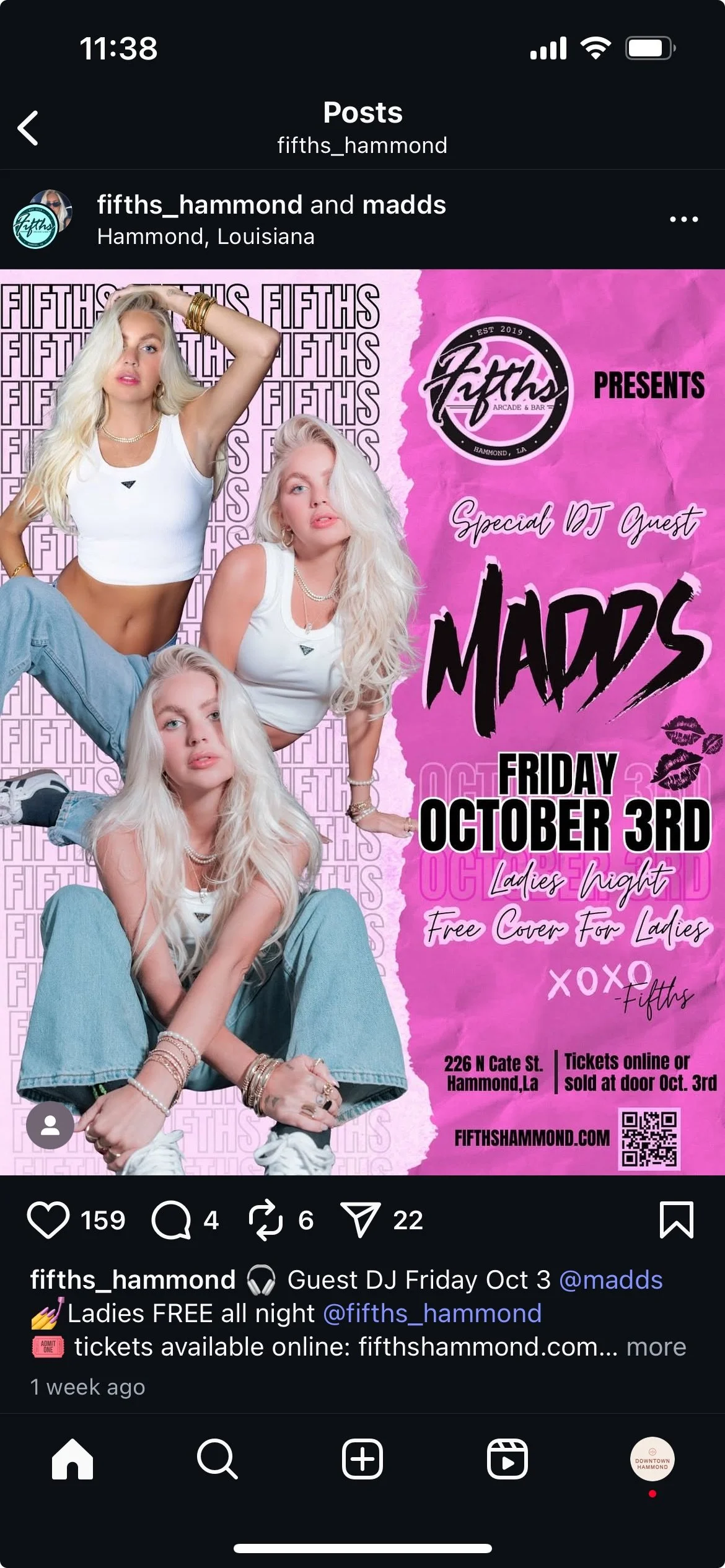 MADDS Live at Fifths