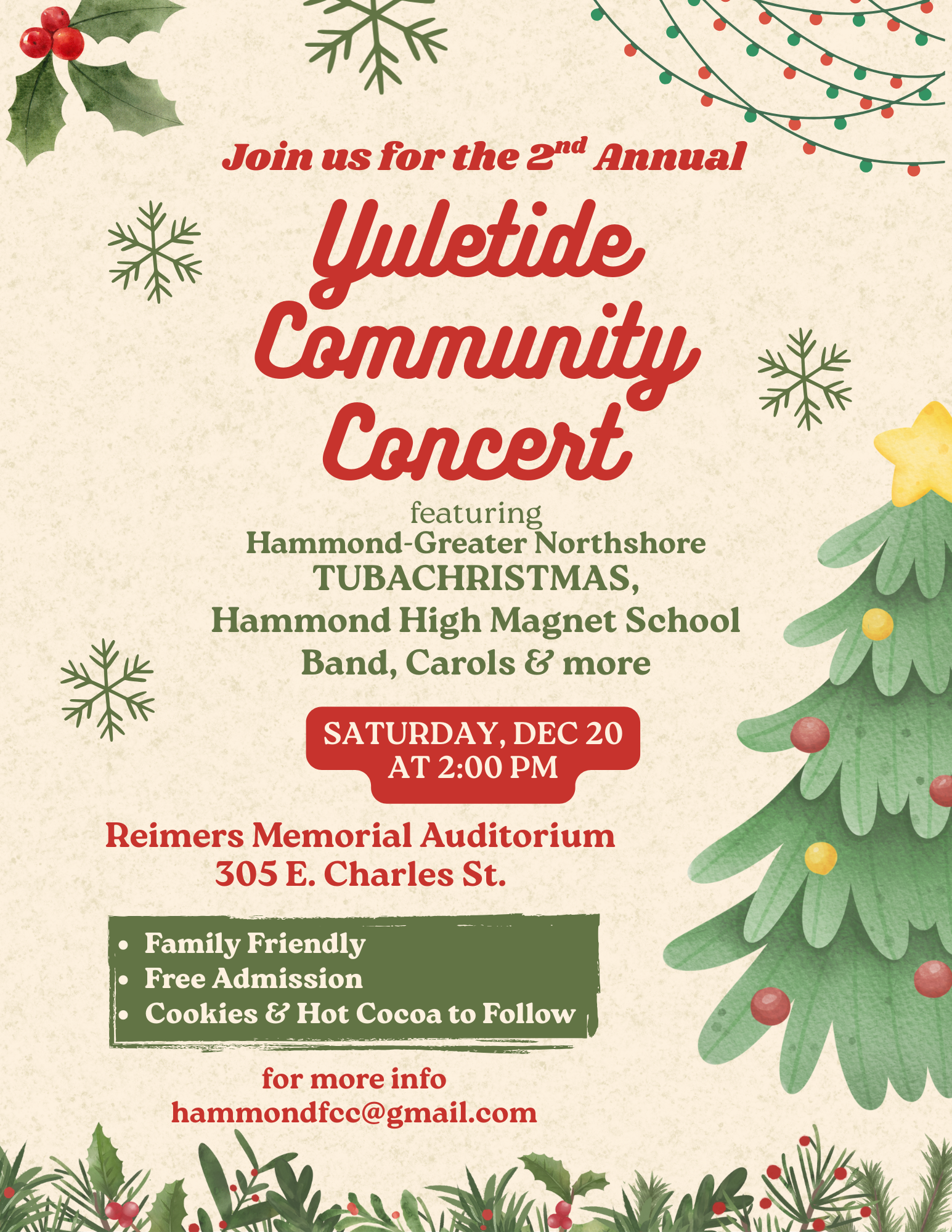 Yuletide Community Concert