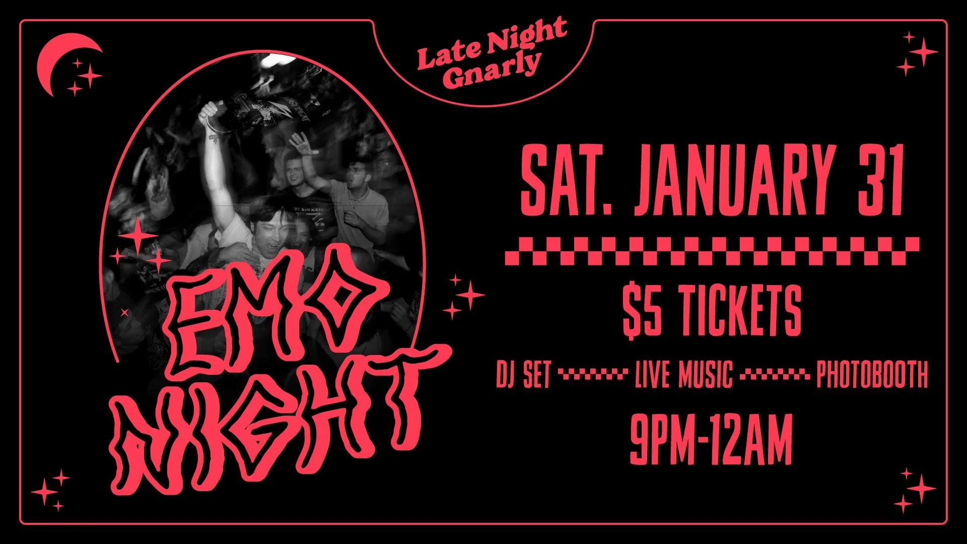 Late Night Gnarly: Emo Night