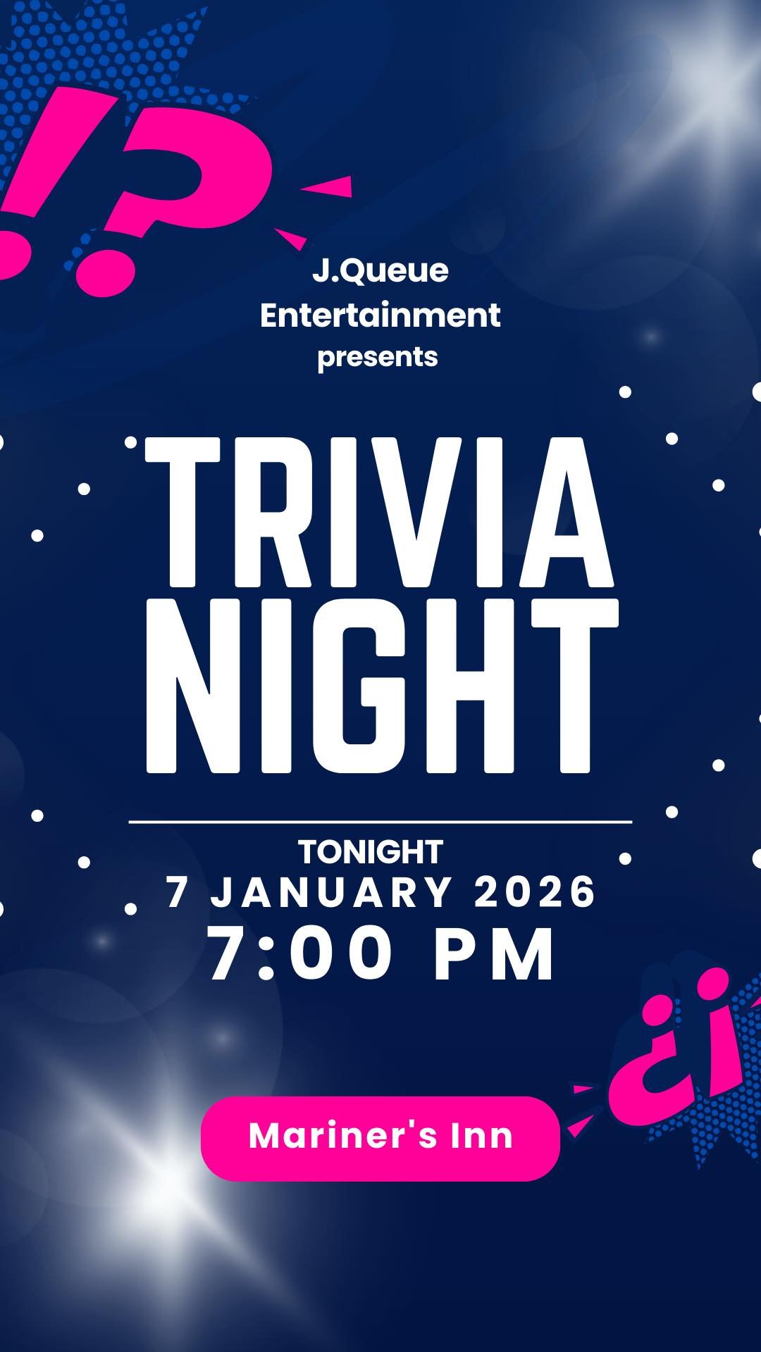 Trivia Night at Mariner’s