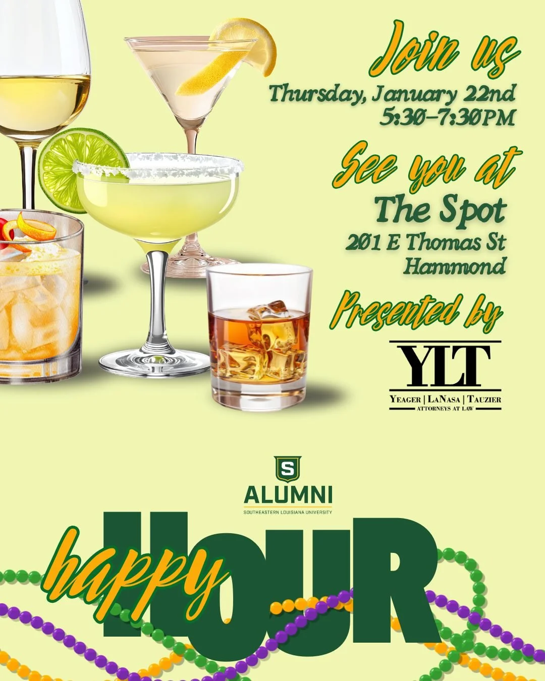 Northshore Alumni Happy Hour