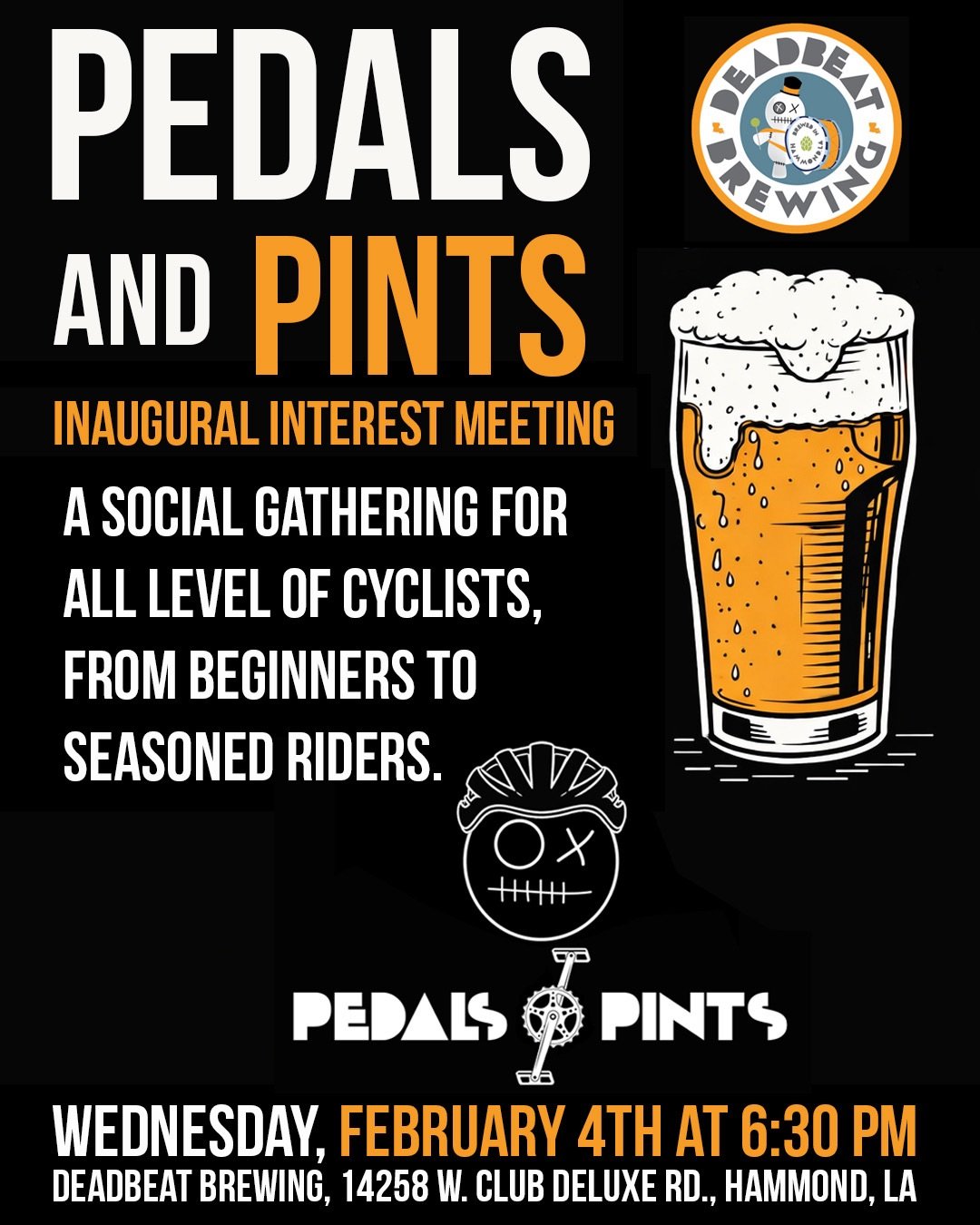 Pedals &amp; Pints Cycling Social