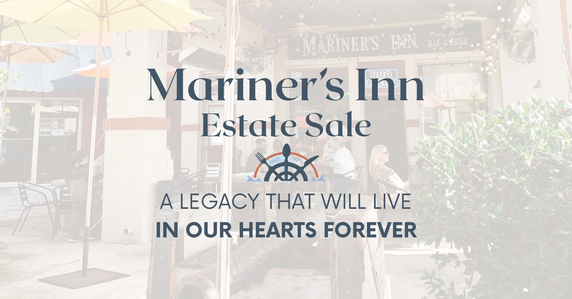 Mariner’s Inn Estate Sale