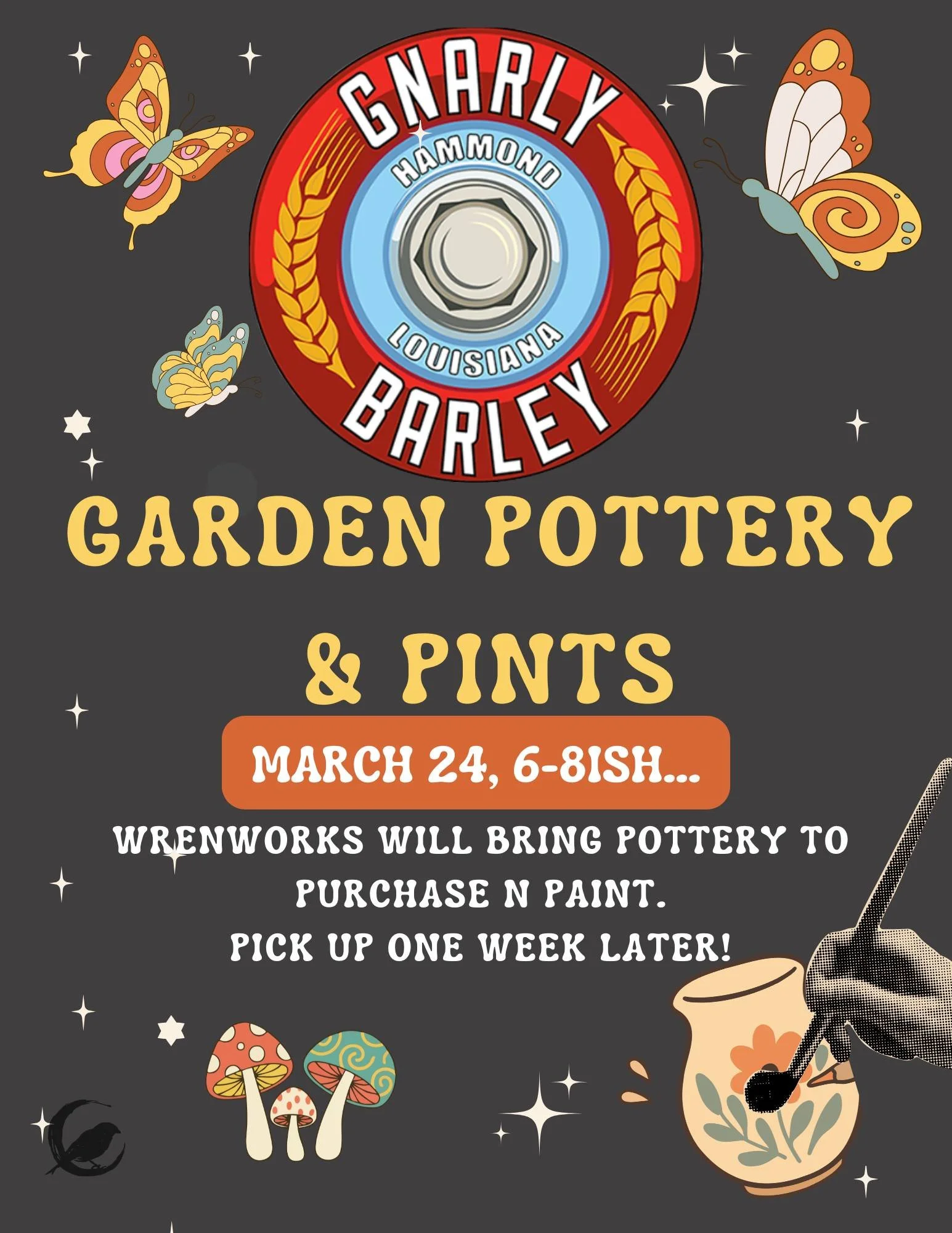 Garden Pottery &amp; Pints