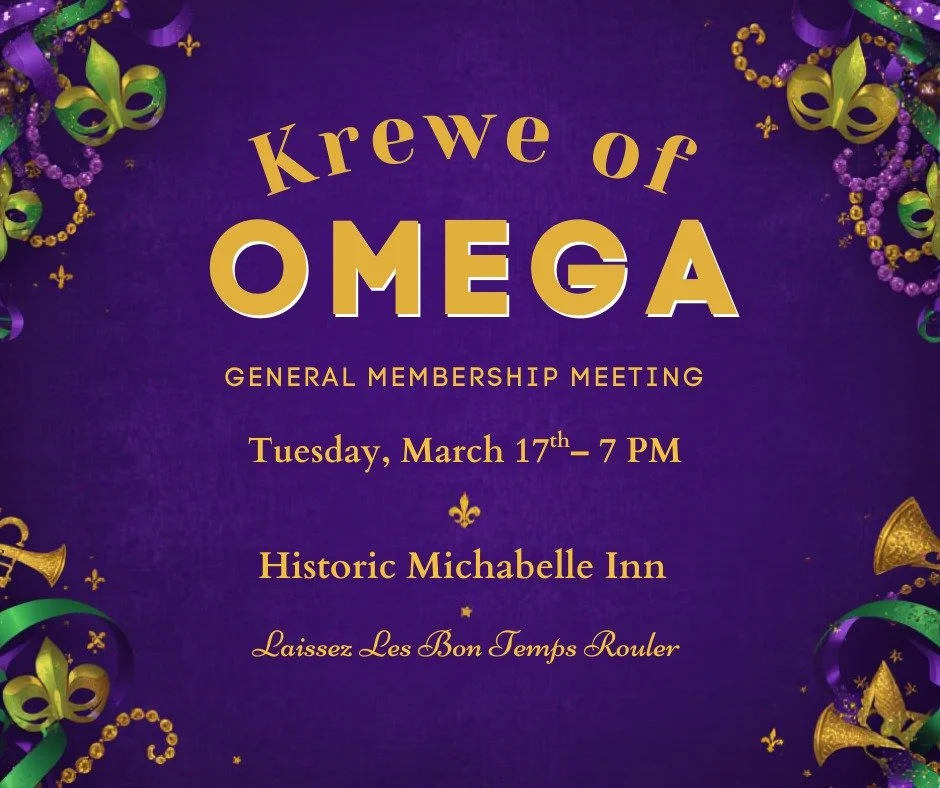 Krewe of Omega General Meeting