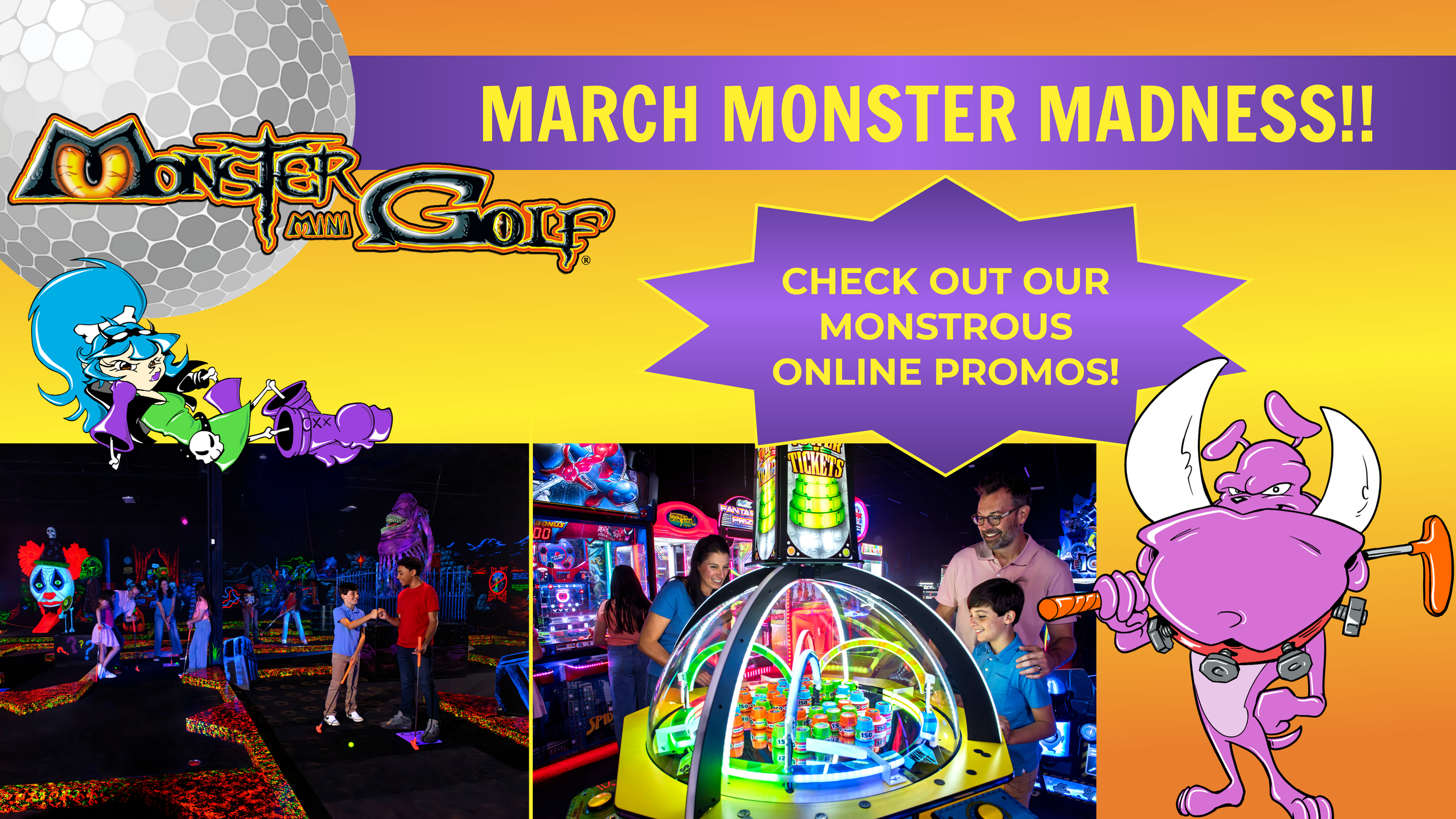 Monster Mini Golf: Monster Madness