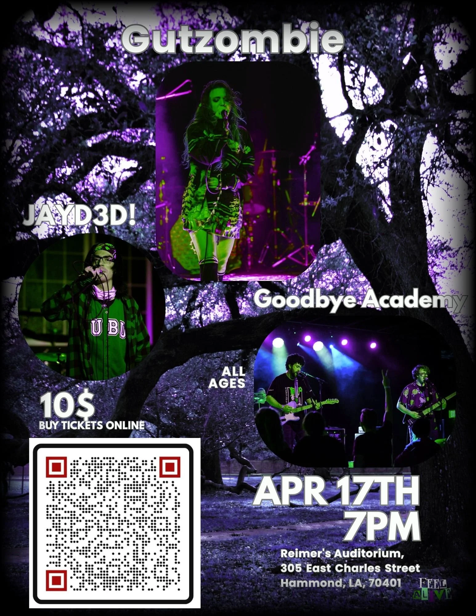 Gutzombie, JAYD3D! and Goodbye Academy