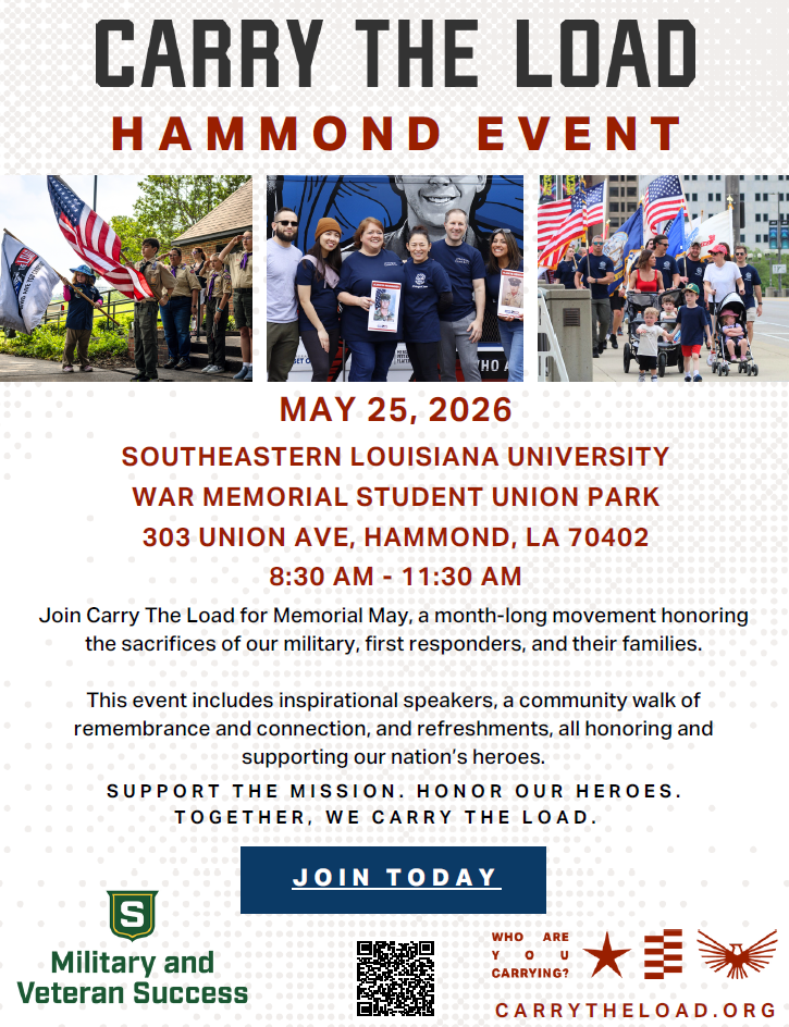 Carry the Load- Memorial Day Walk