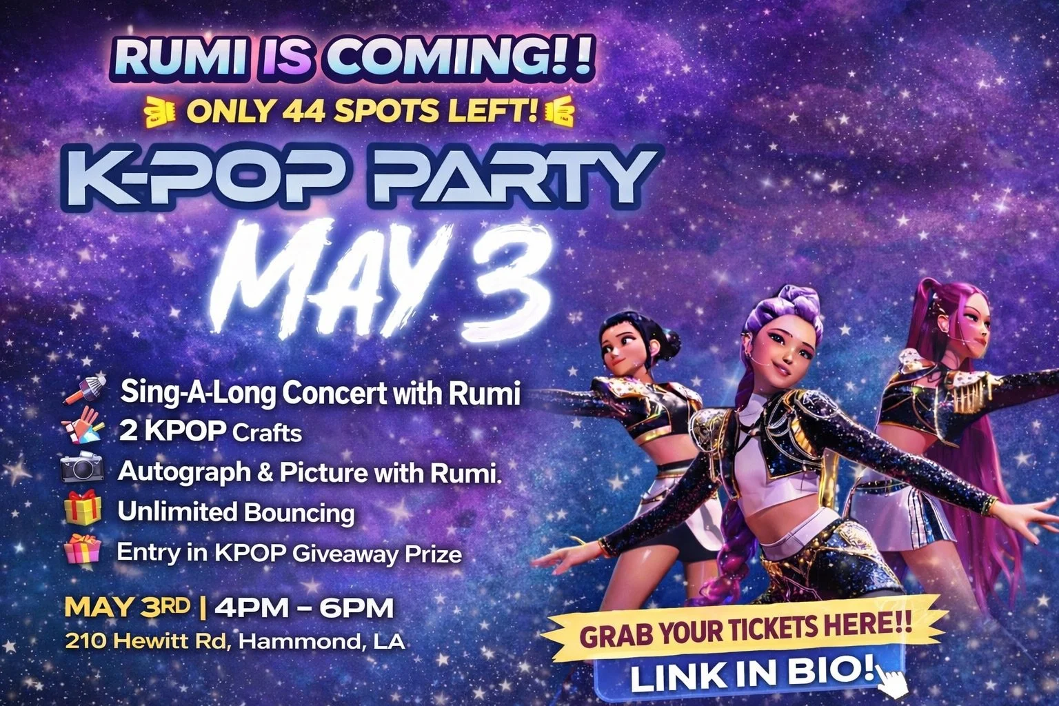 K-POP Party at Bayou Bounce