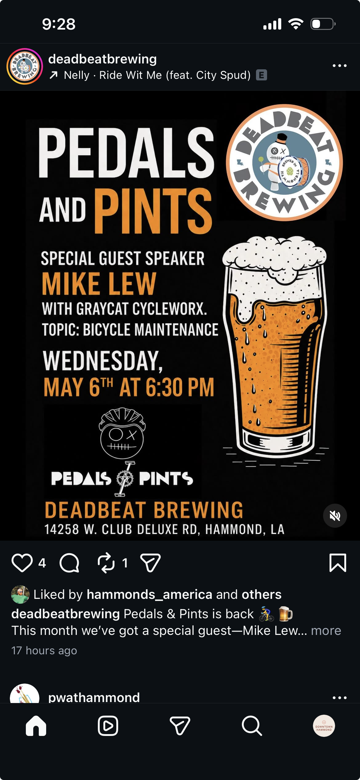 Pedals &amp; Pints