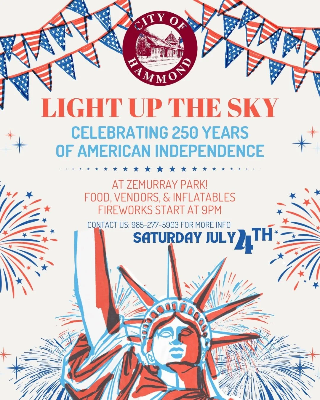250th Independence Day Anniversary, Light Up the Sky
