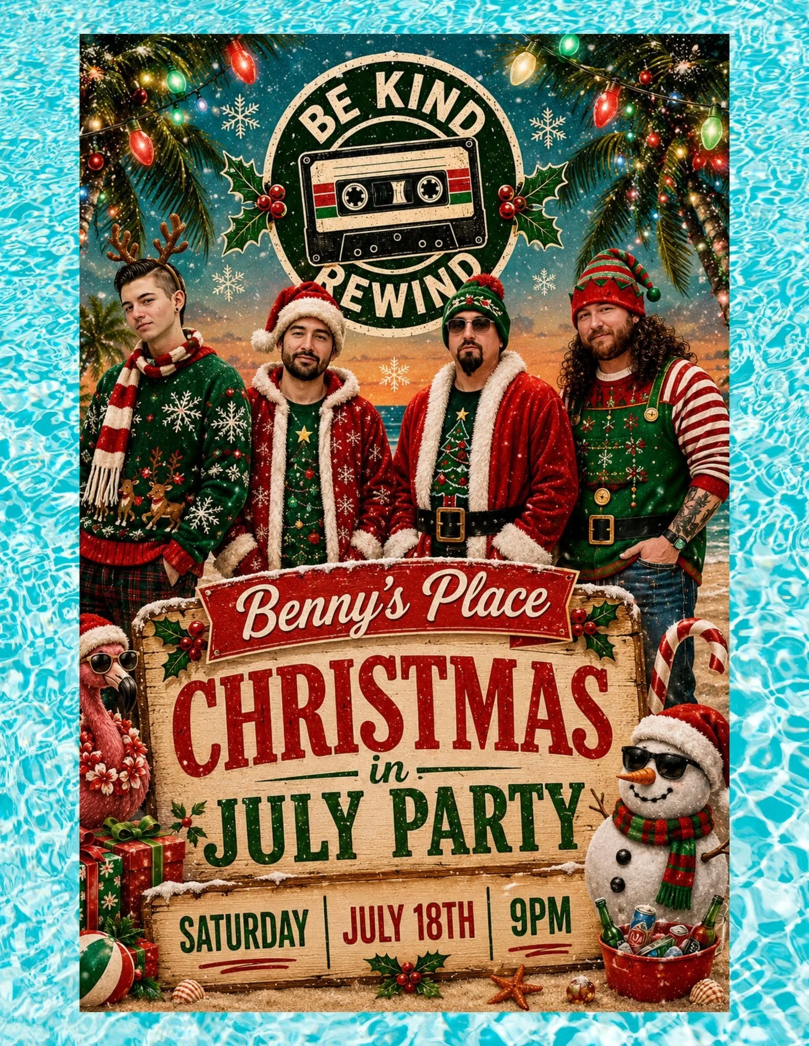 Be Kind Rewind’s Christmas in July Party