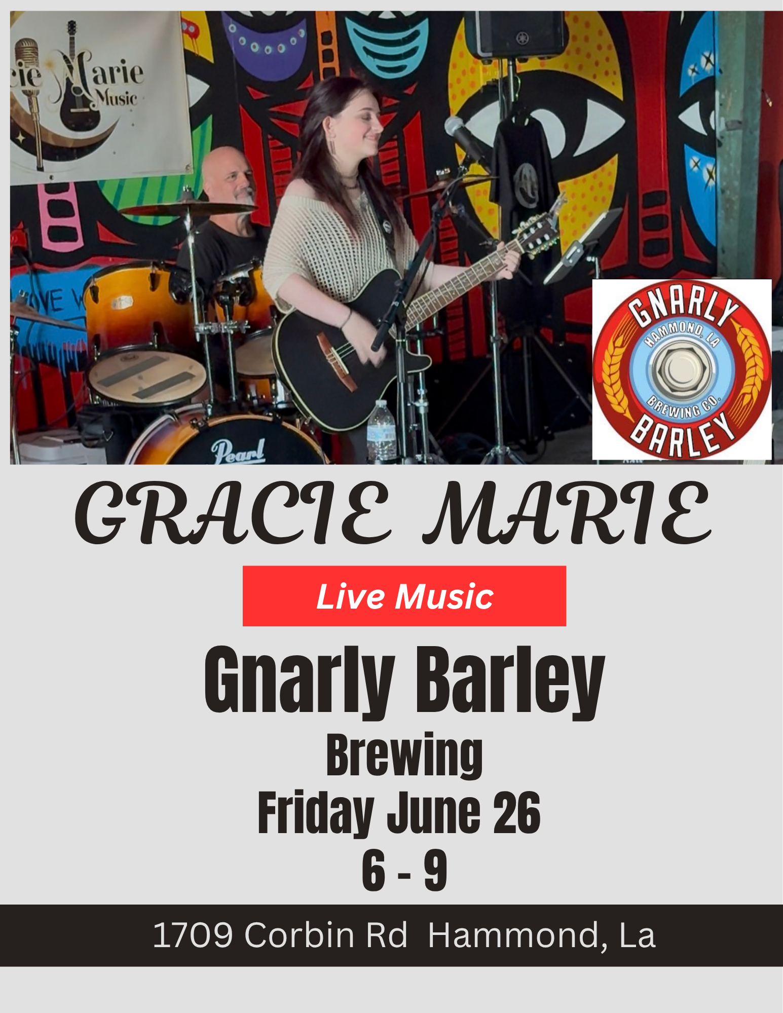Gracie Marie Live at Gnarly Barley