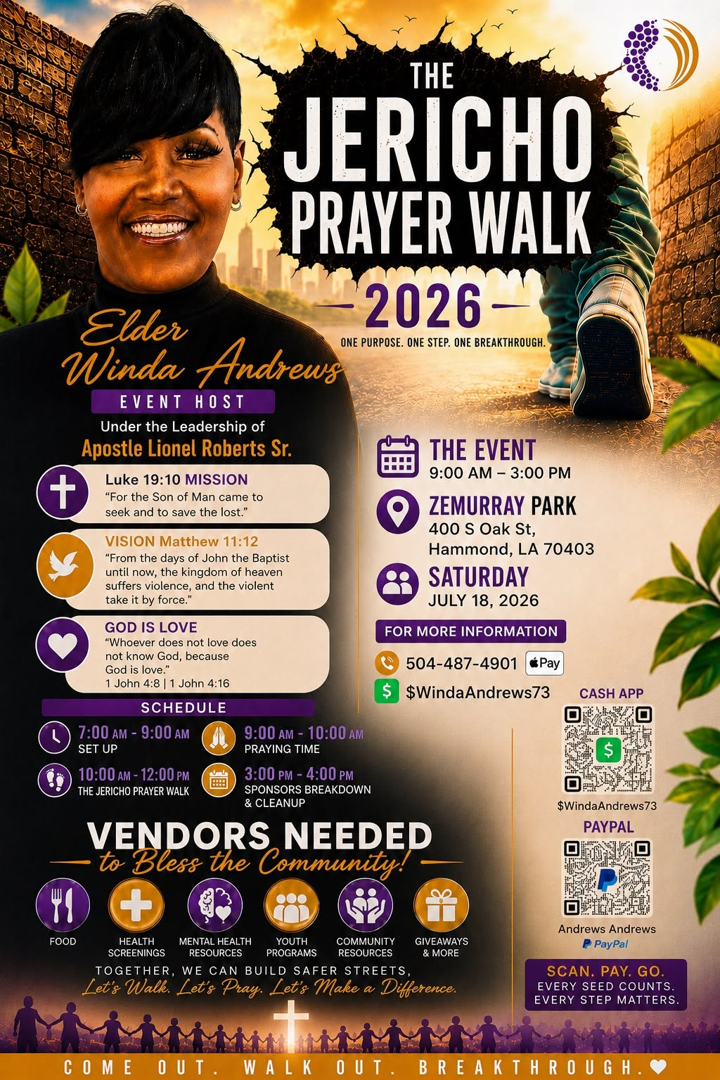 The Jericho Prayer Walk 2026