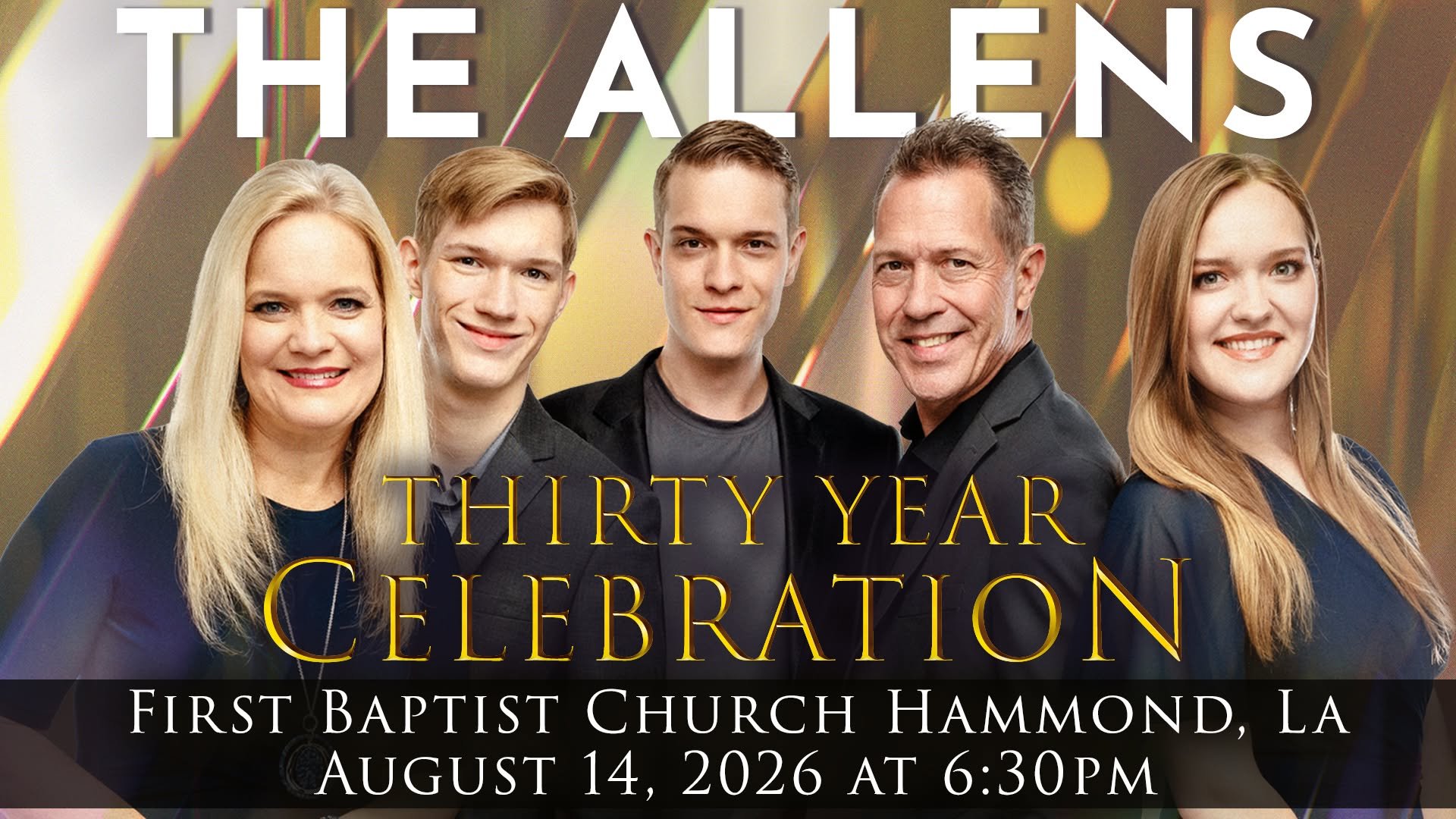 30th Anniversary Celebration At First Baptist Church